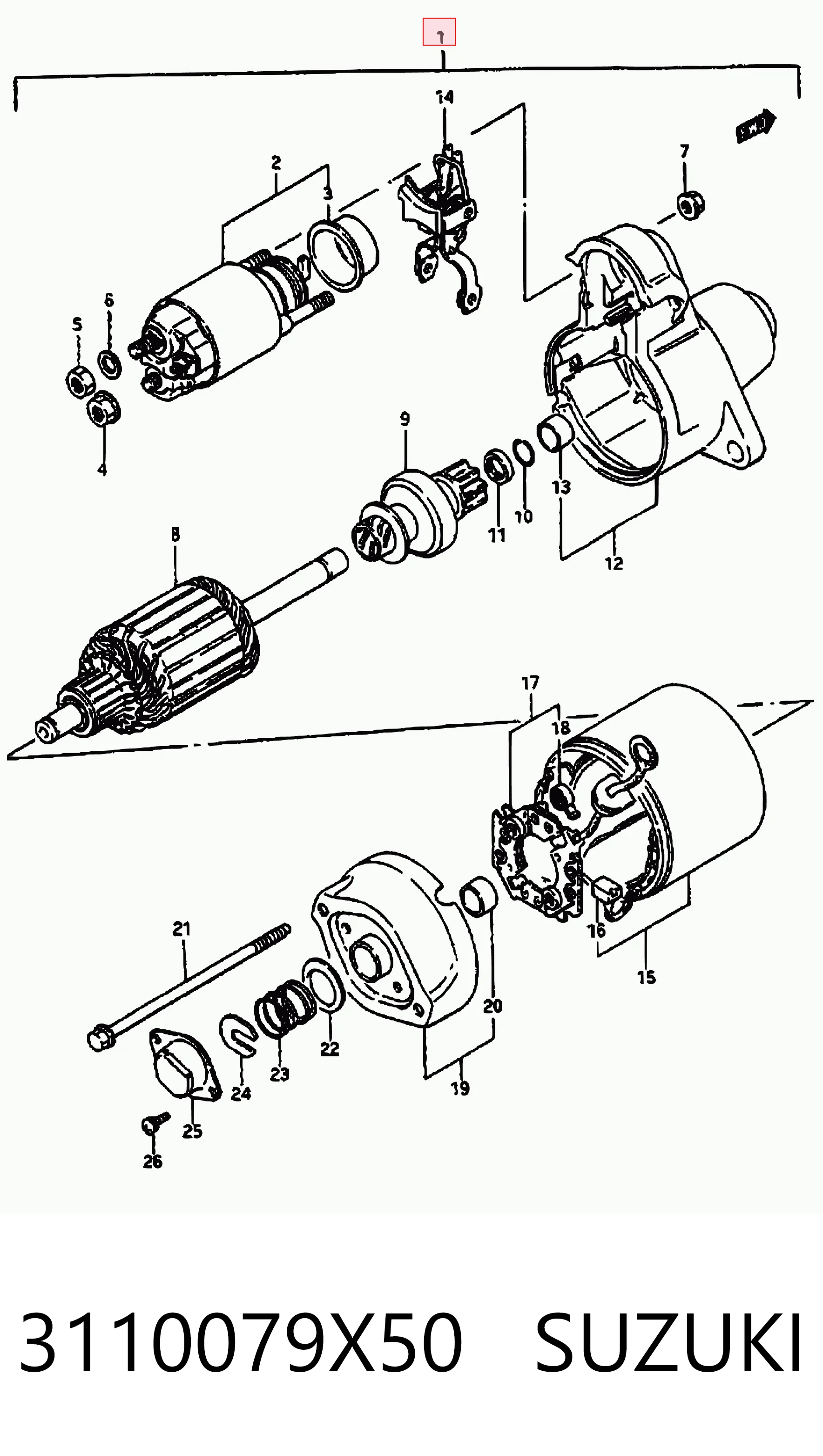 3110079X50 Suzuki