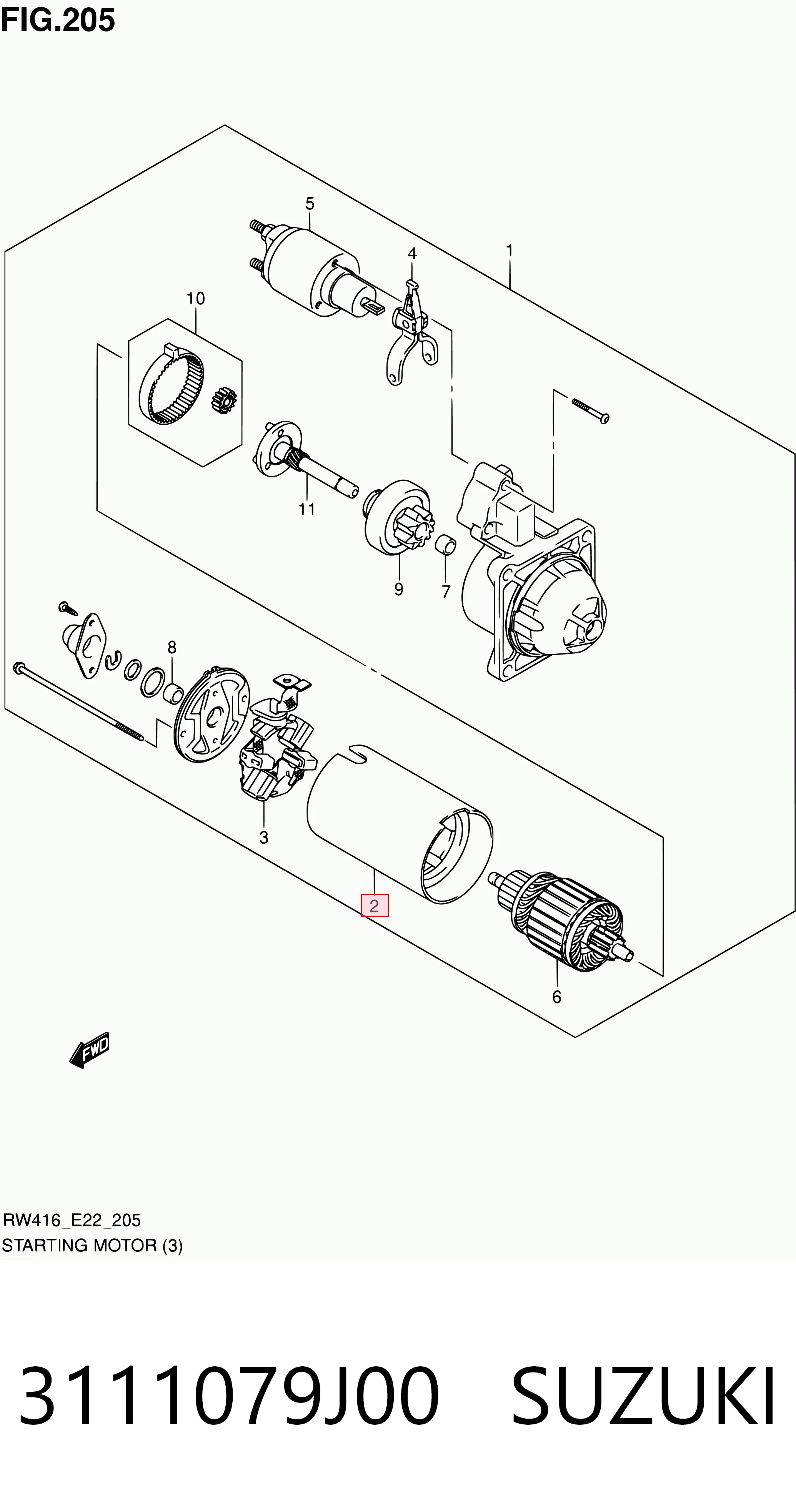 3111079J00 Suzuki