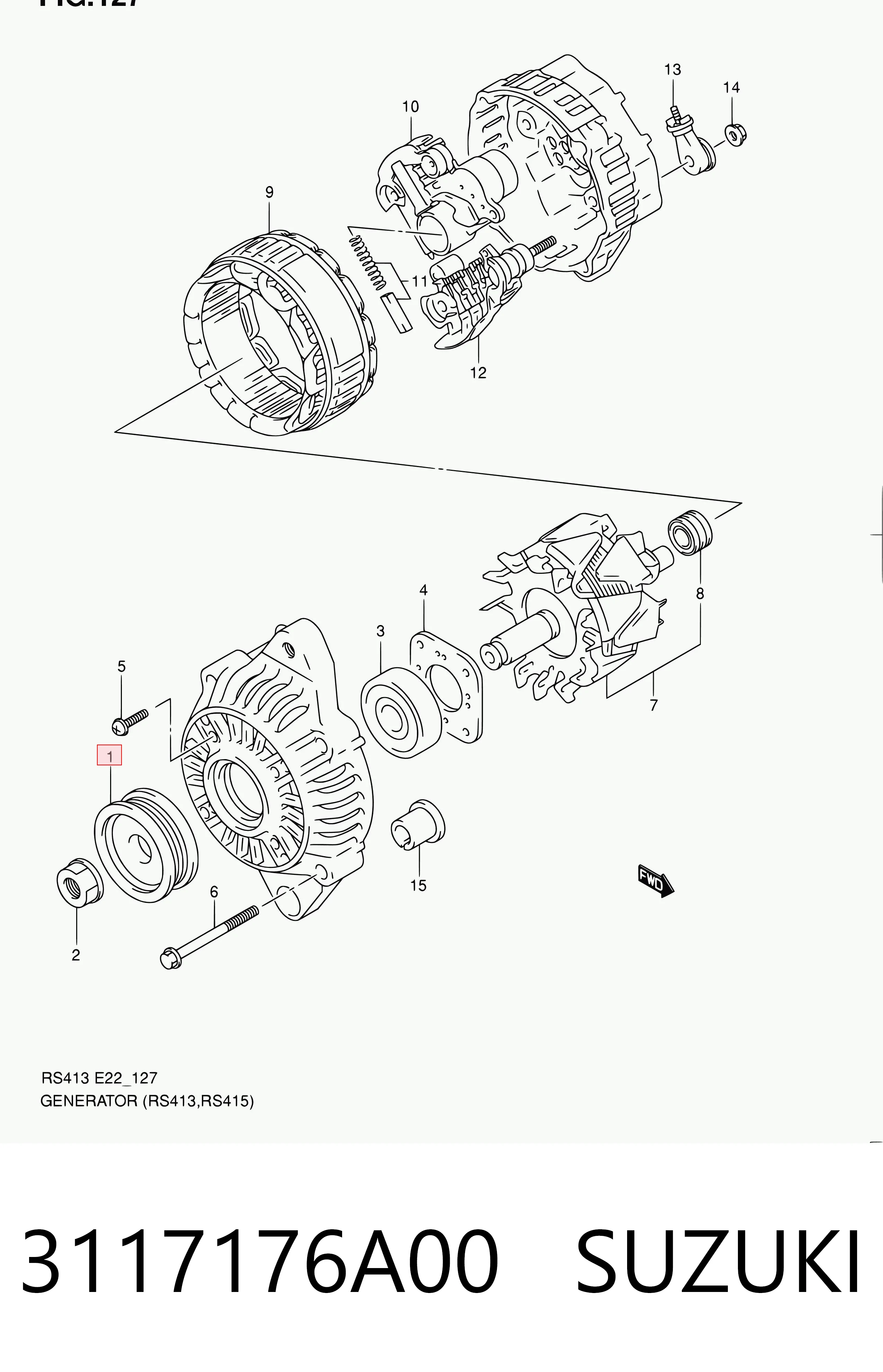 3117176A00 Suzuki