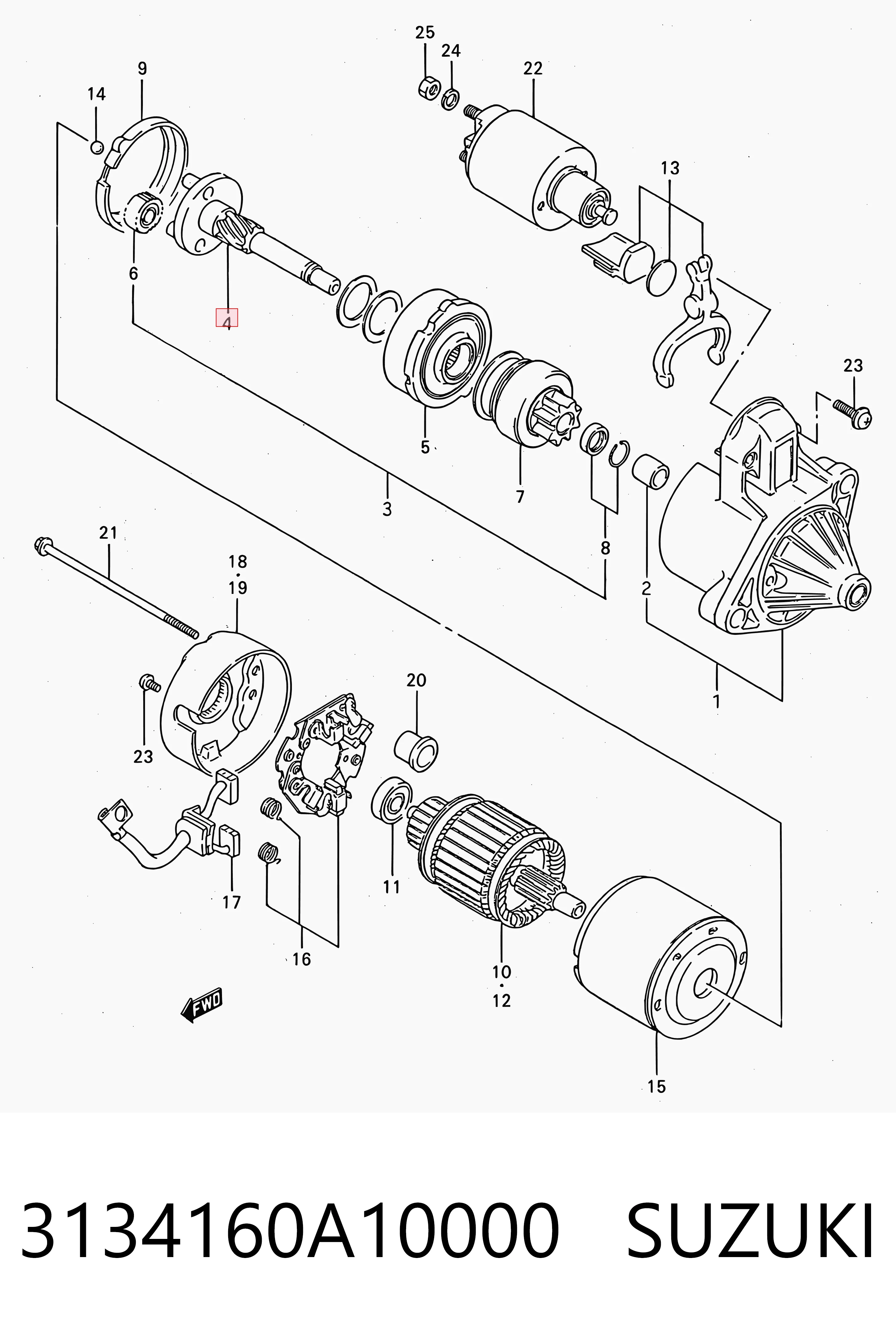 3134160A10000 Suzuki