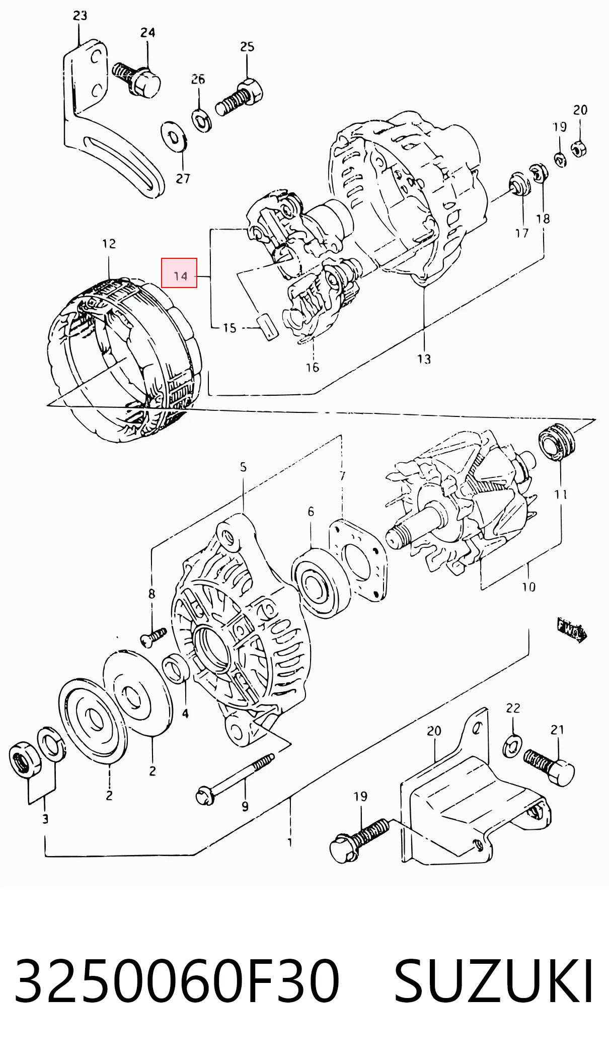 3250060F30 Suzuki