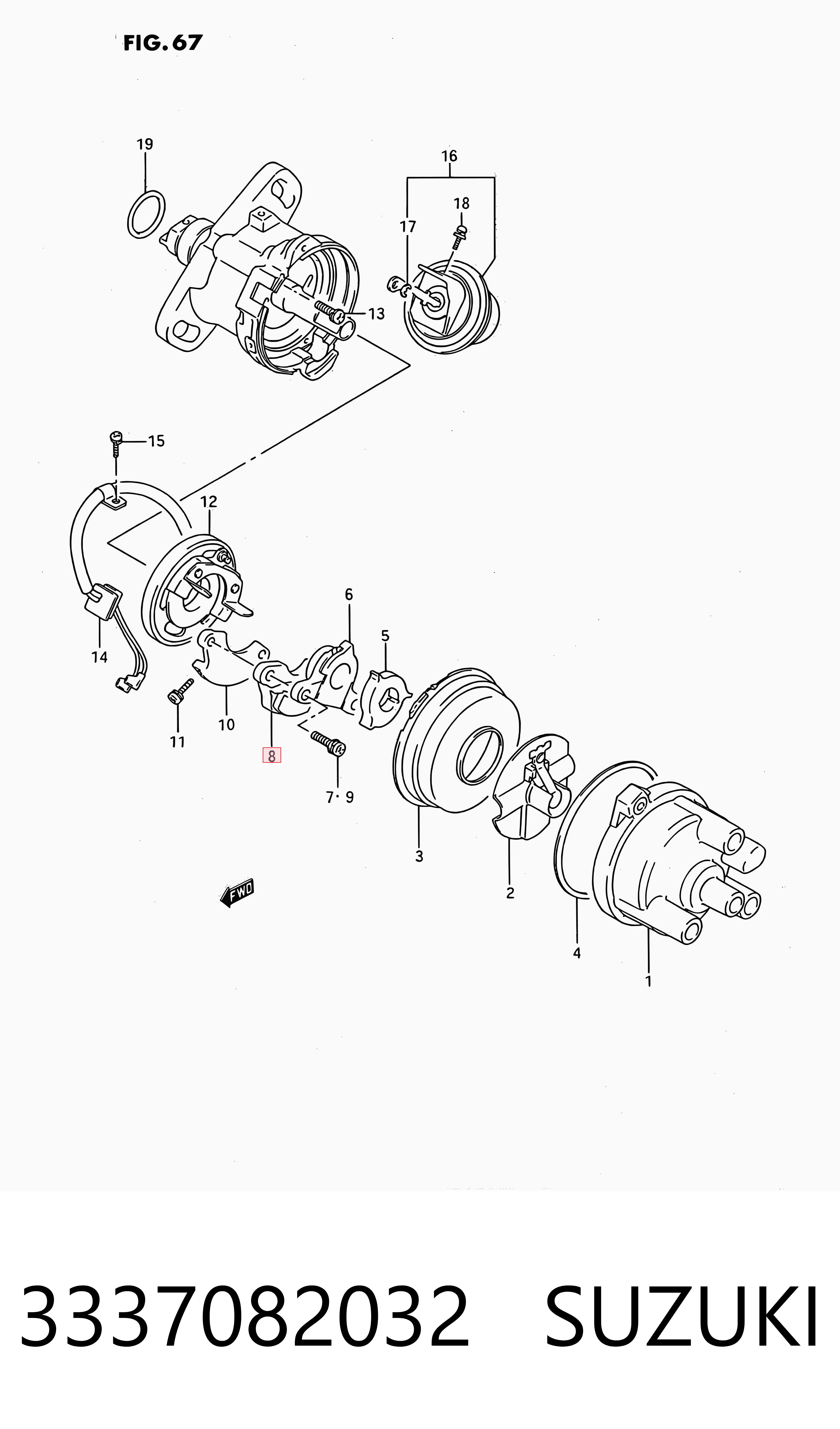 Unidad de mando sistema de encendido Mazda 323 F V hatchback (BA) (1994 - 1998) precio, desde 27,74 EUR