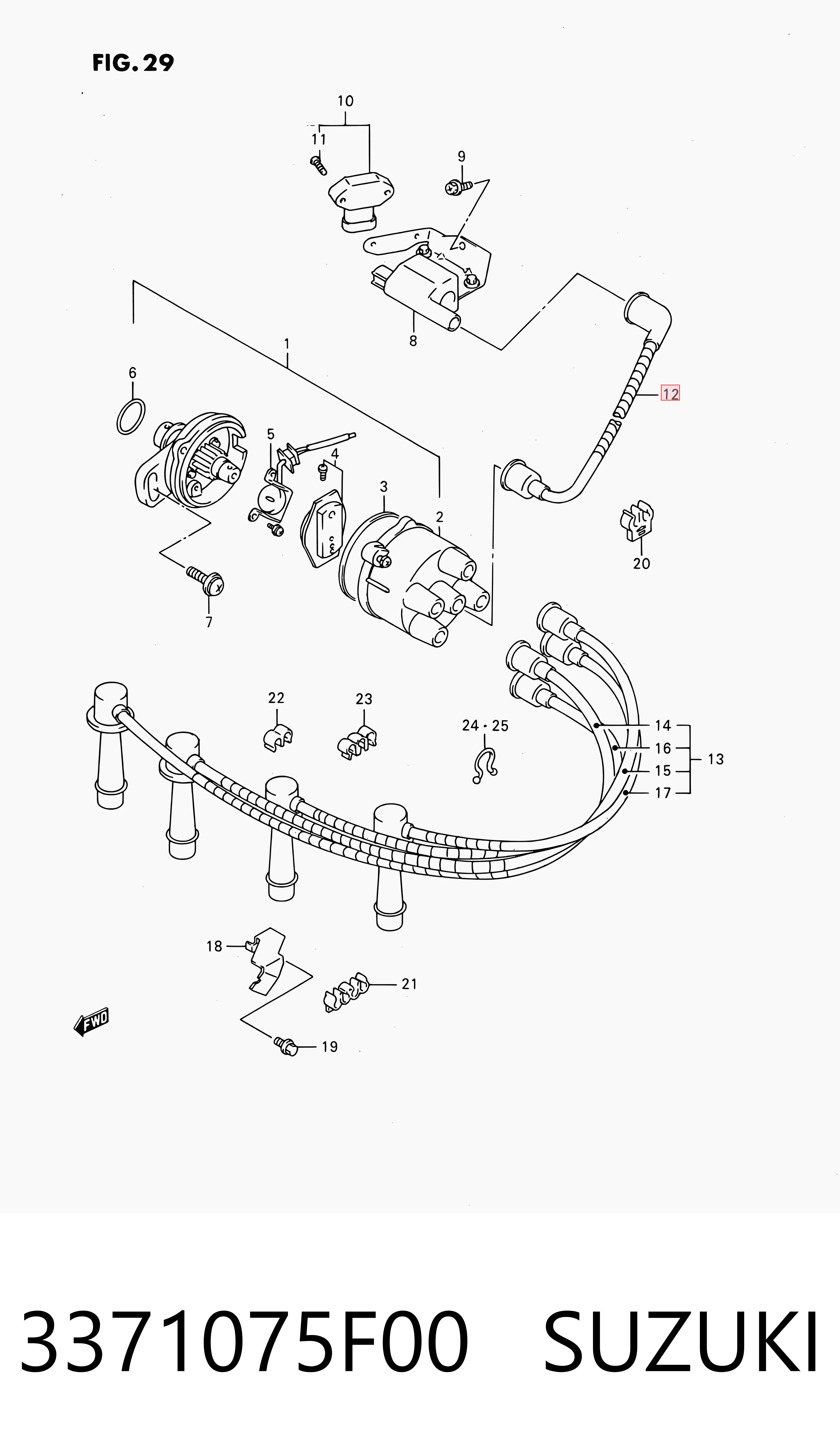 Cables de bujías Suzuki Swift II (AH, AJ)
