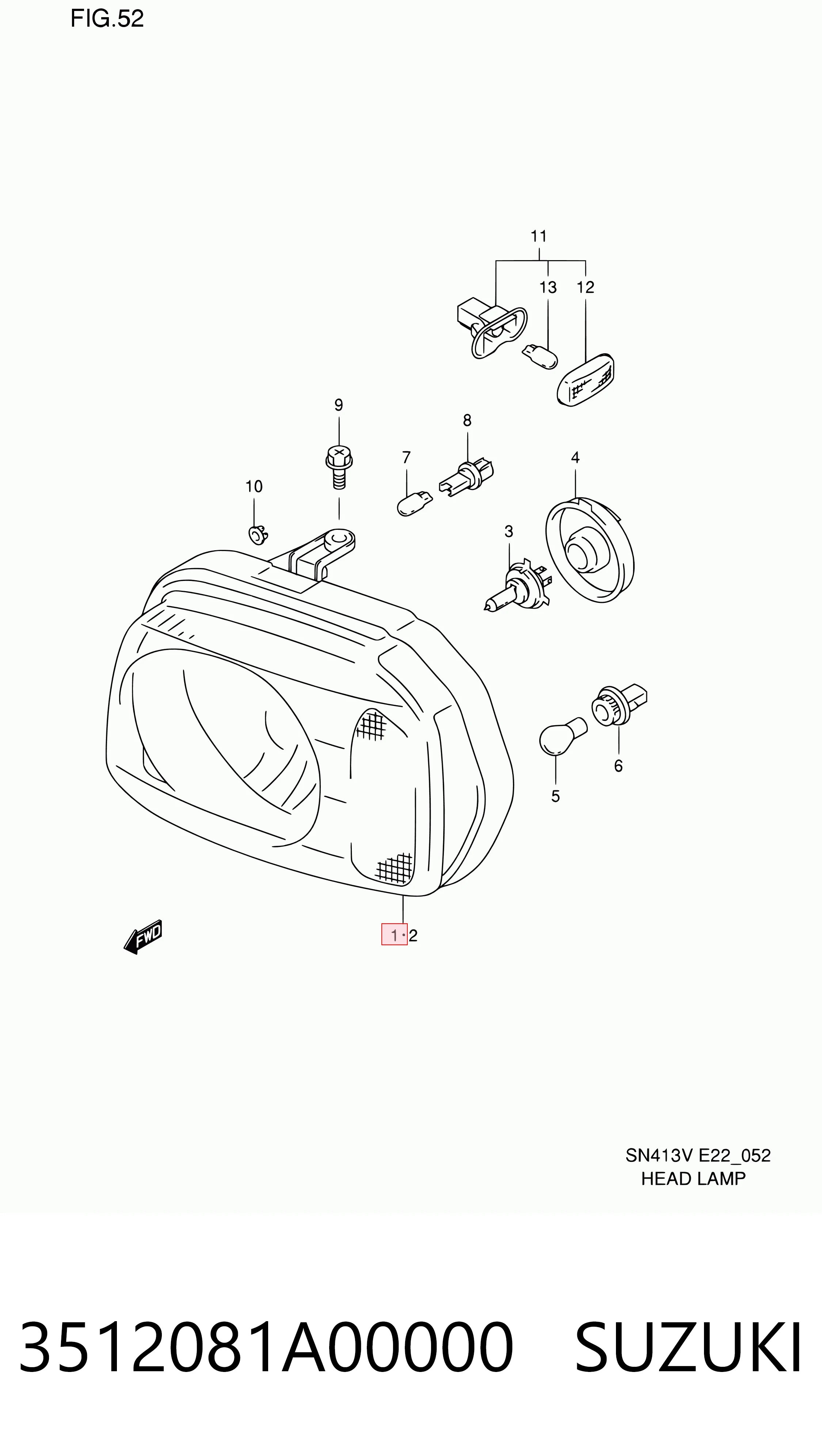 Faro derecho Suzuki Jimny SUV (FJ) (1998 - 2026) precio, desde 148,10 EUR