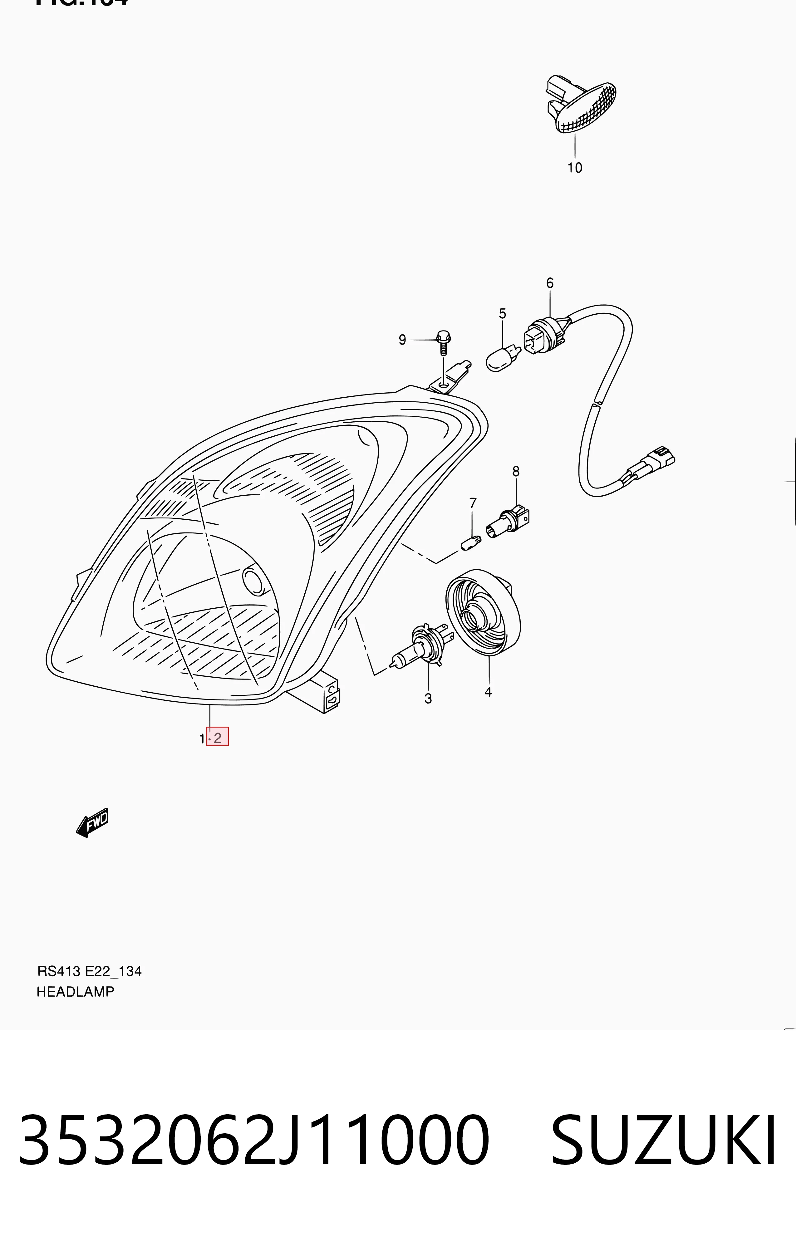 Comprar Faro izquierdo Suzuki Swift III RS