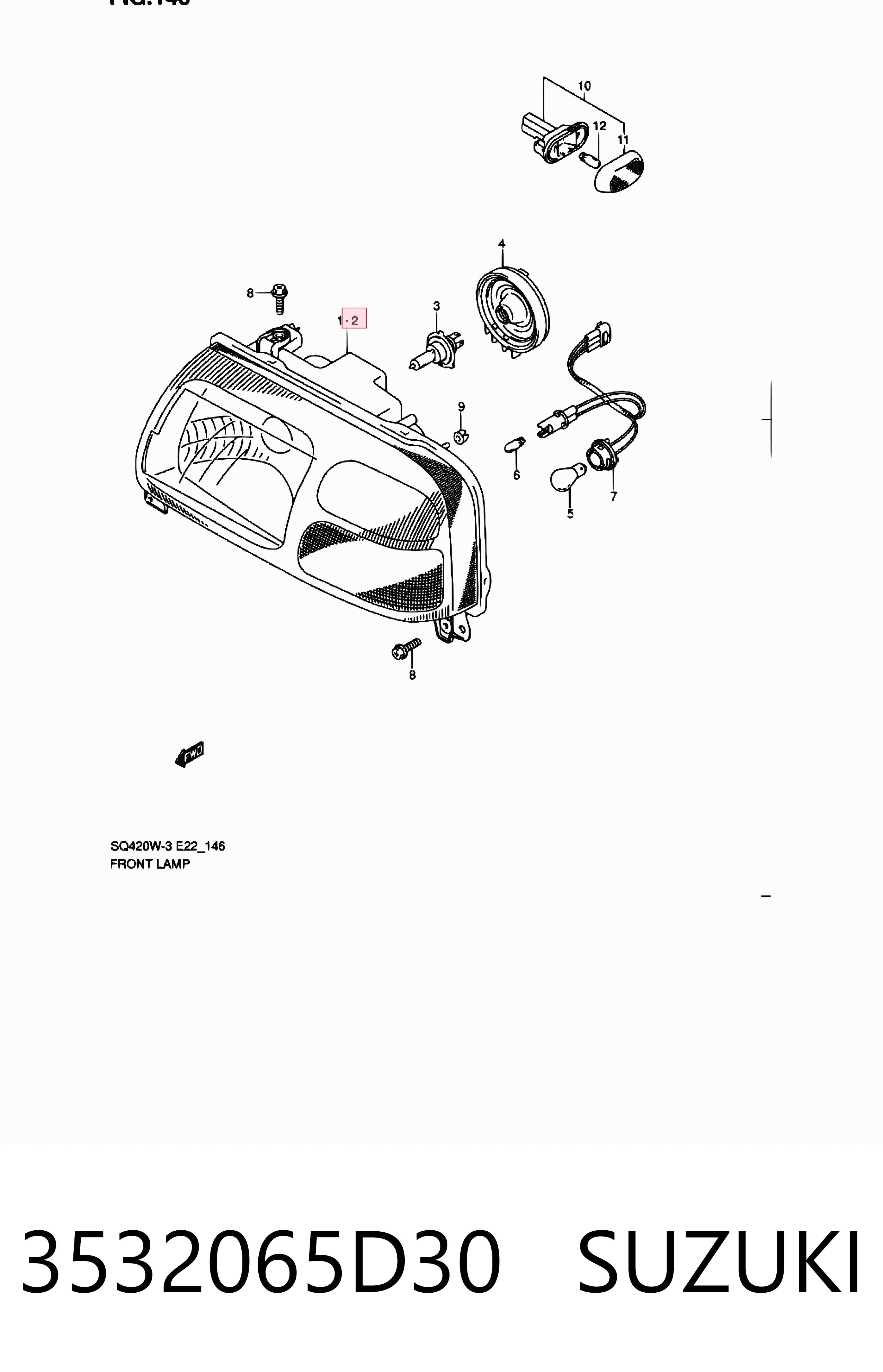 Faros delanteros Suzuki Grand Vitara 