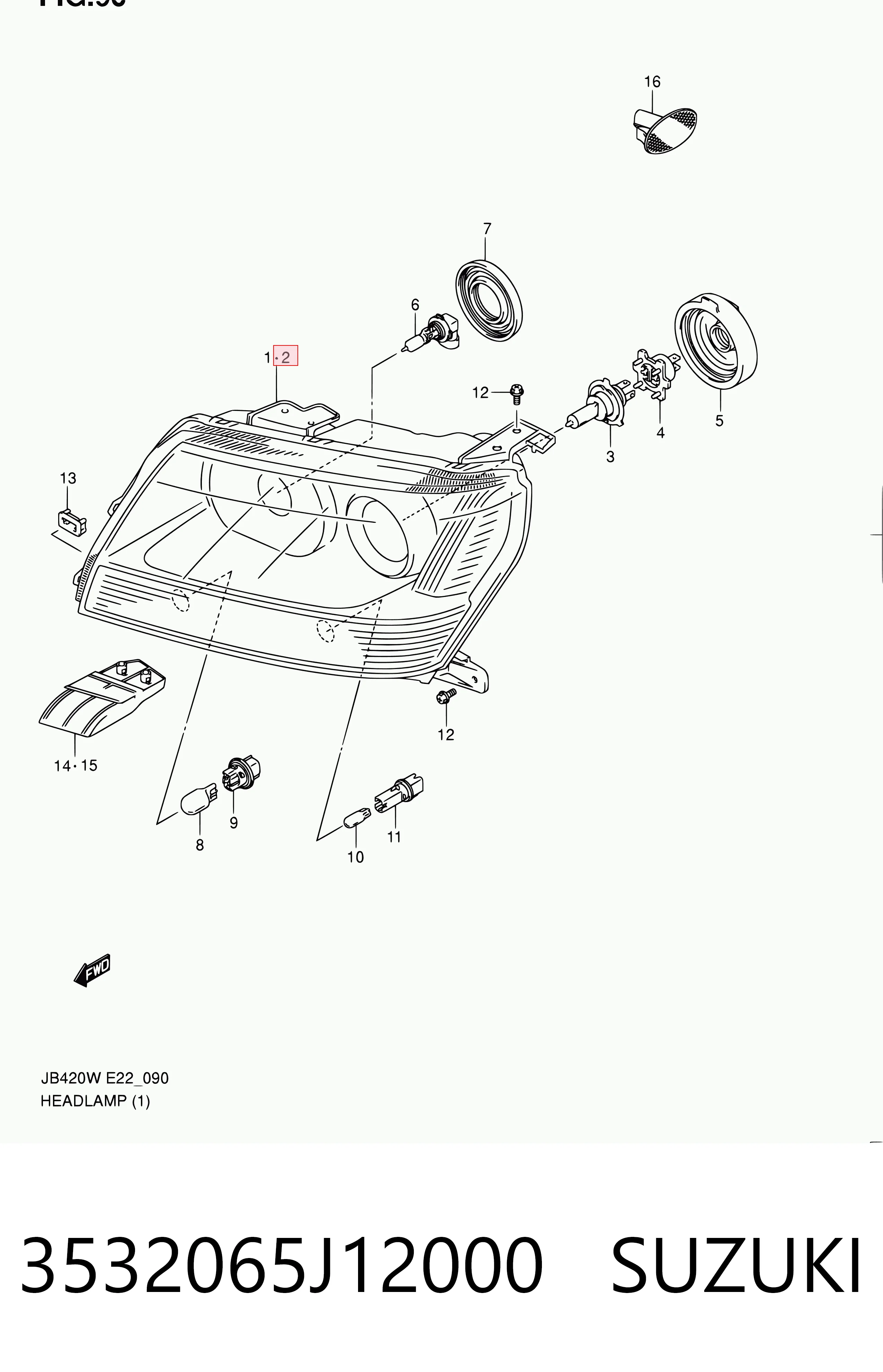 Faros para Suzuki Grand Vitara  JB