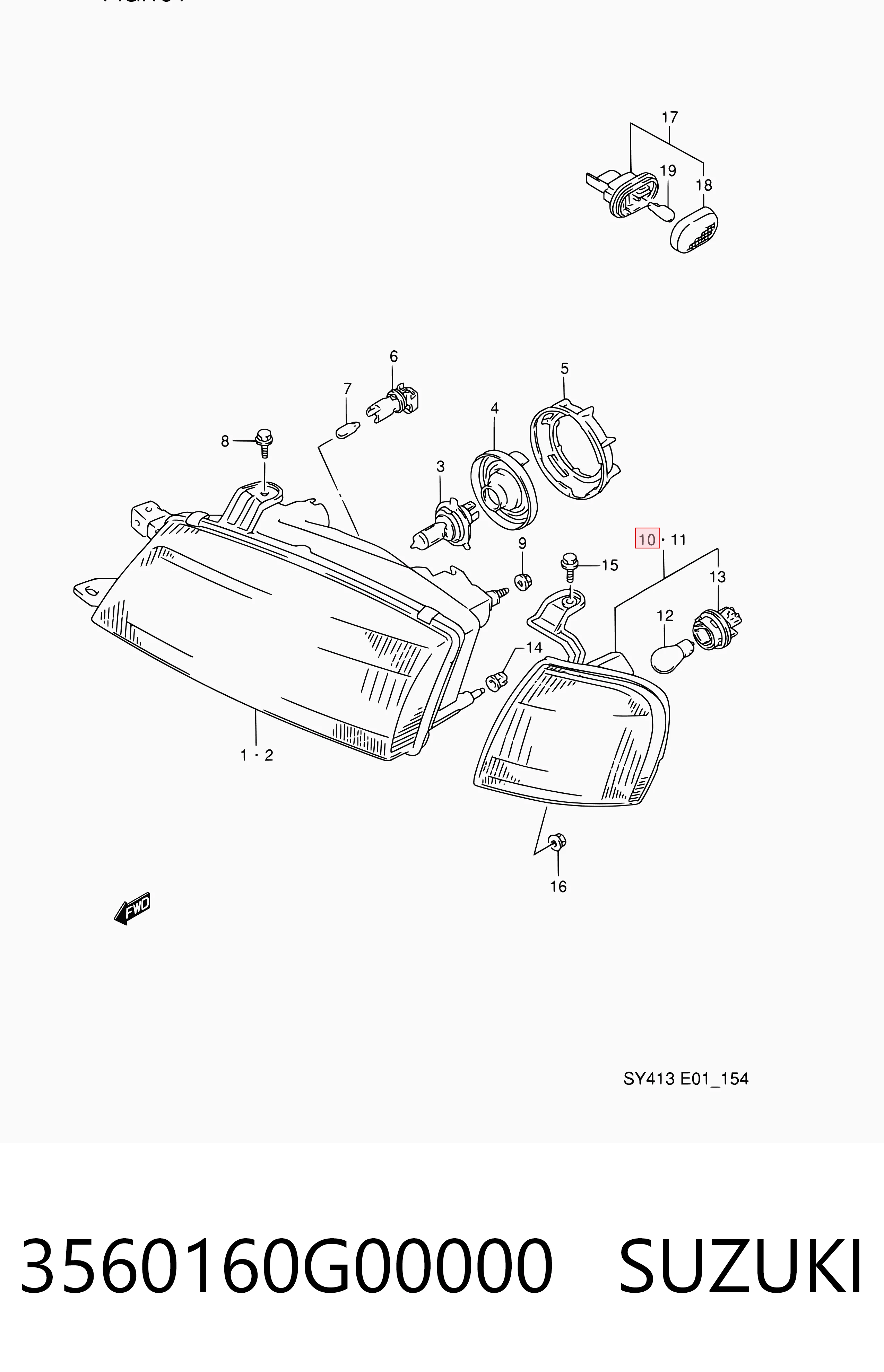 3560160G00000 Suzuki