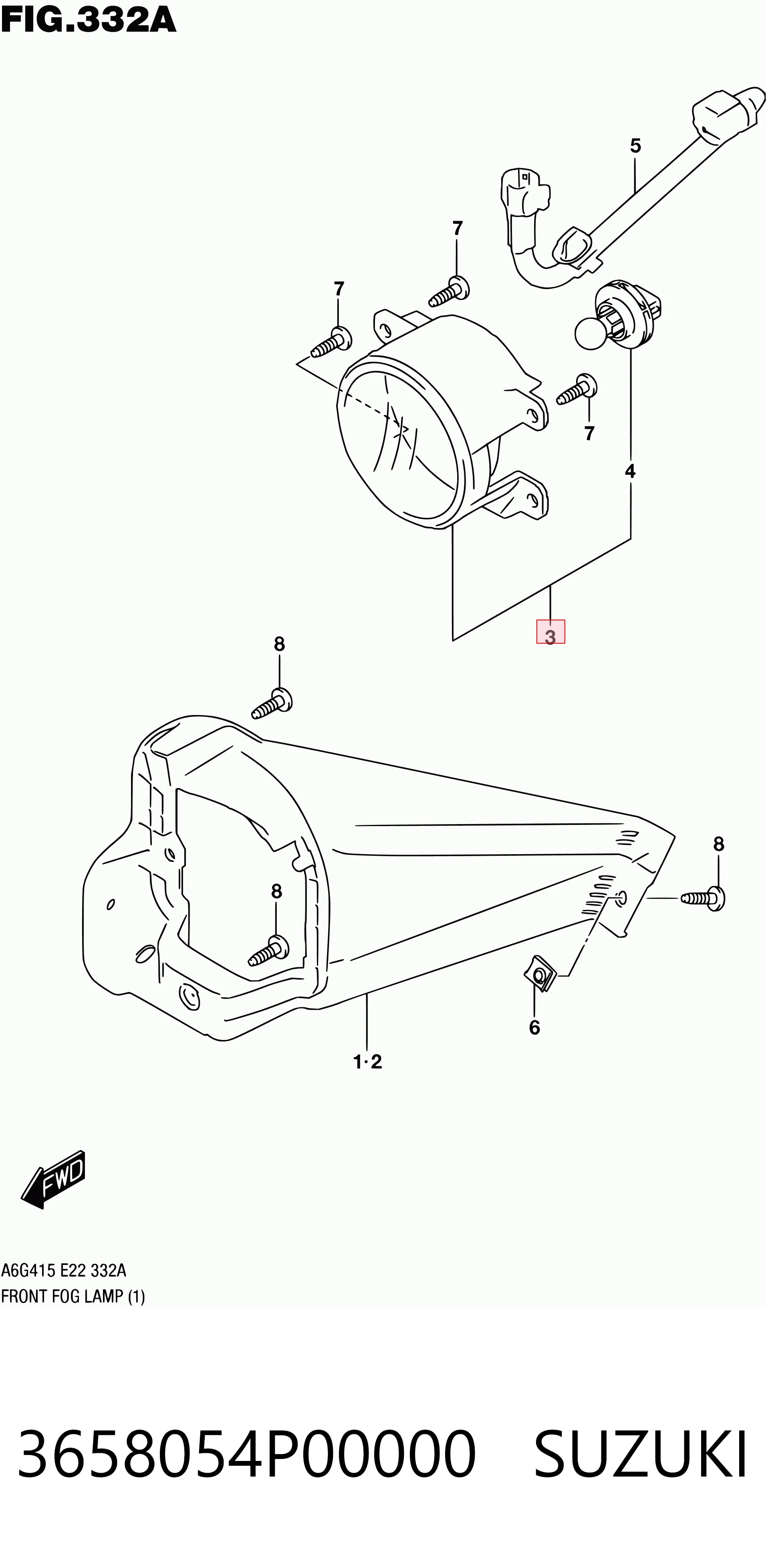 3658054P00000 Suzuki