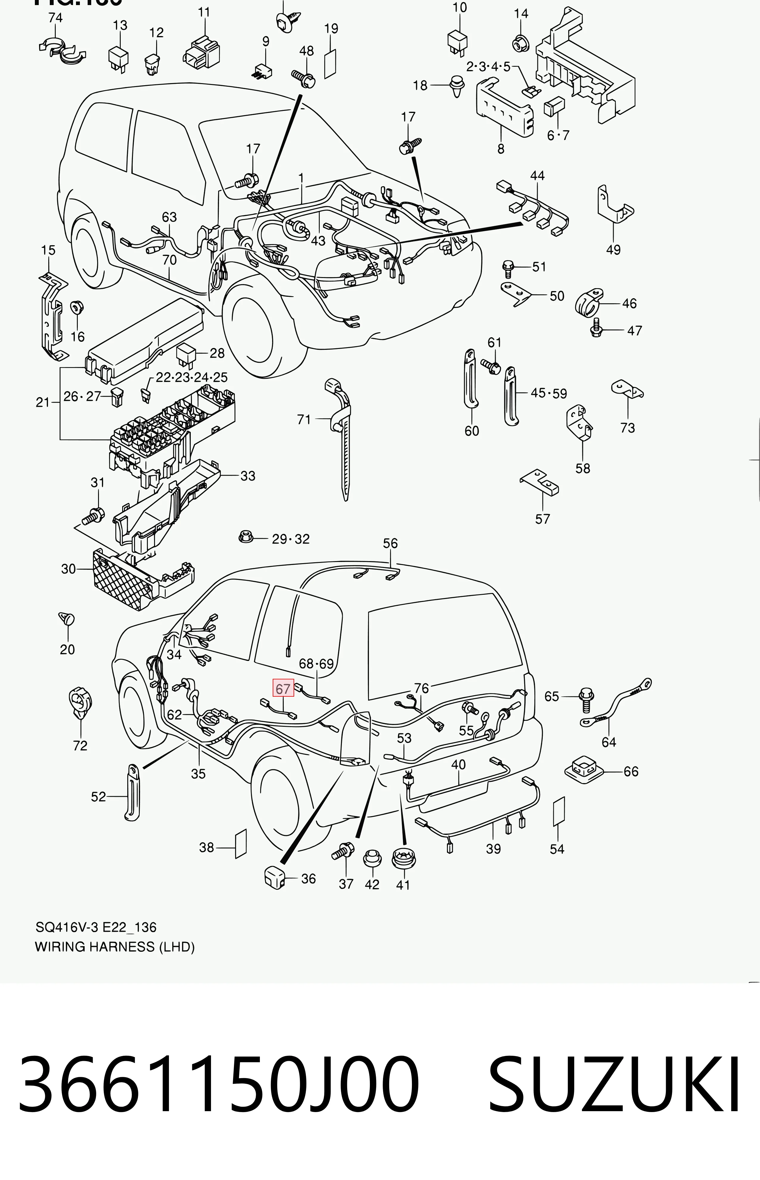 3661150J00 Suzuki