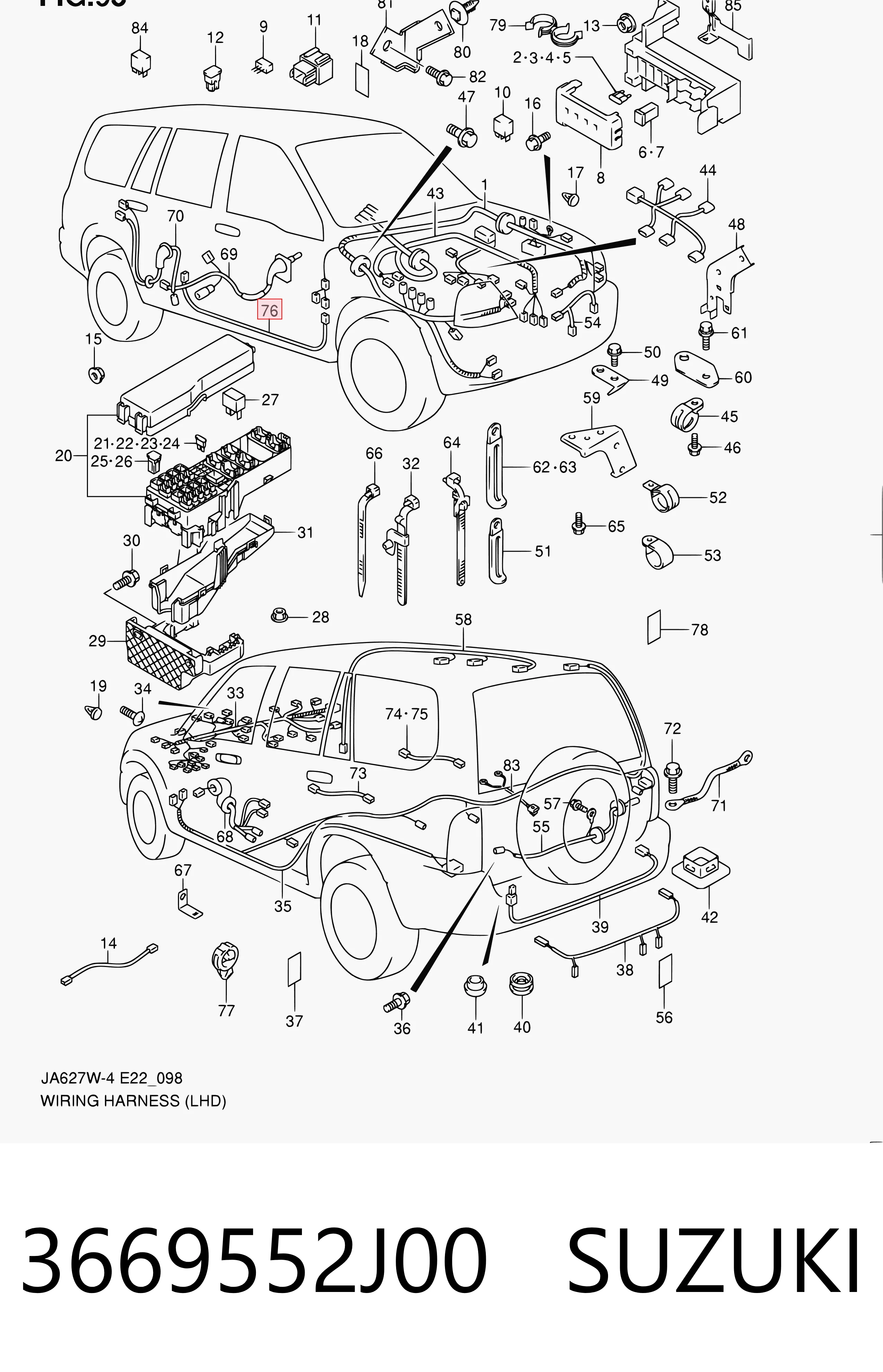 3669552J00 Suzuki