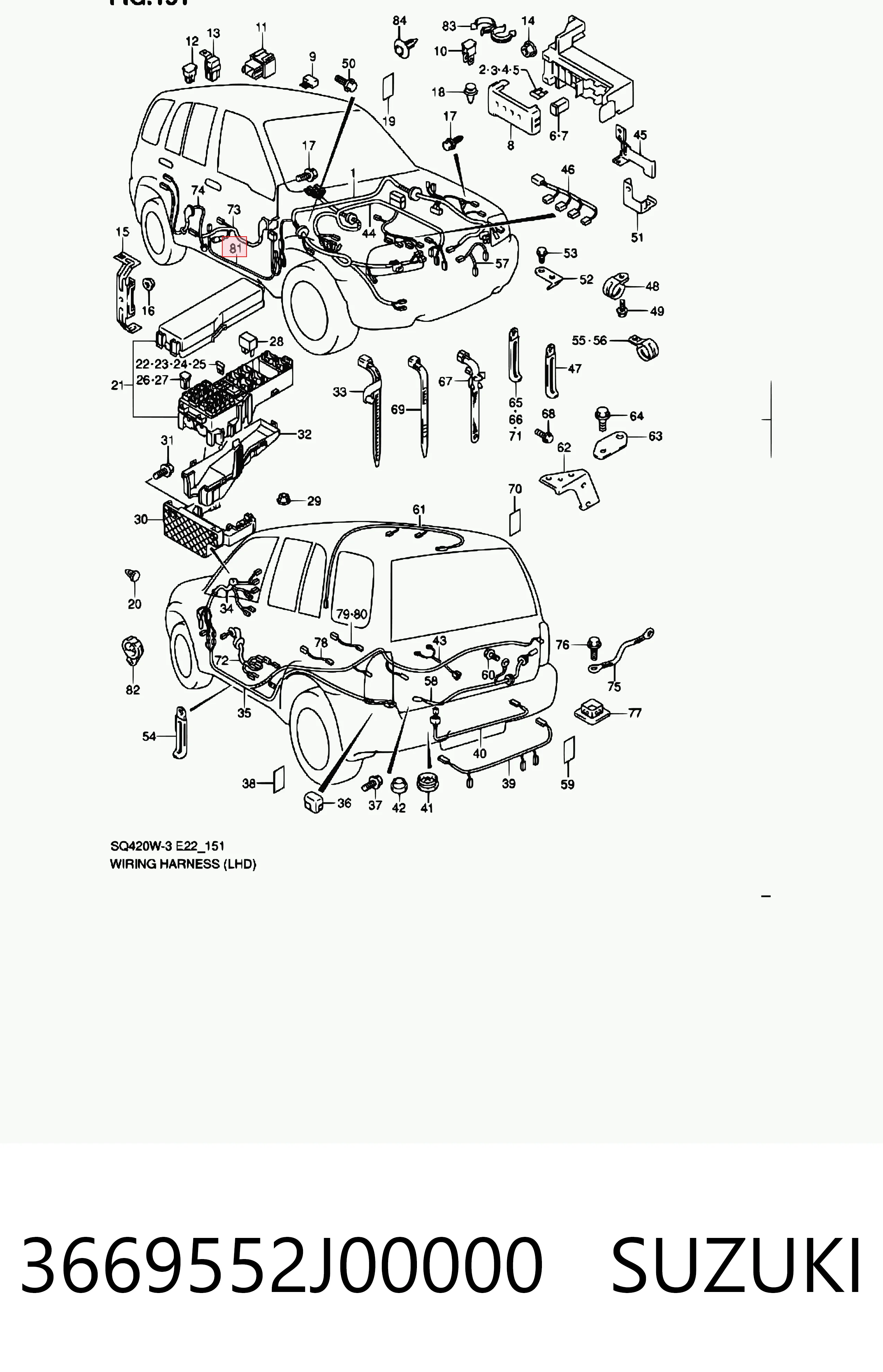 3669552J00000 Suzuki