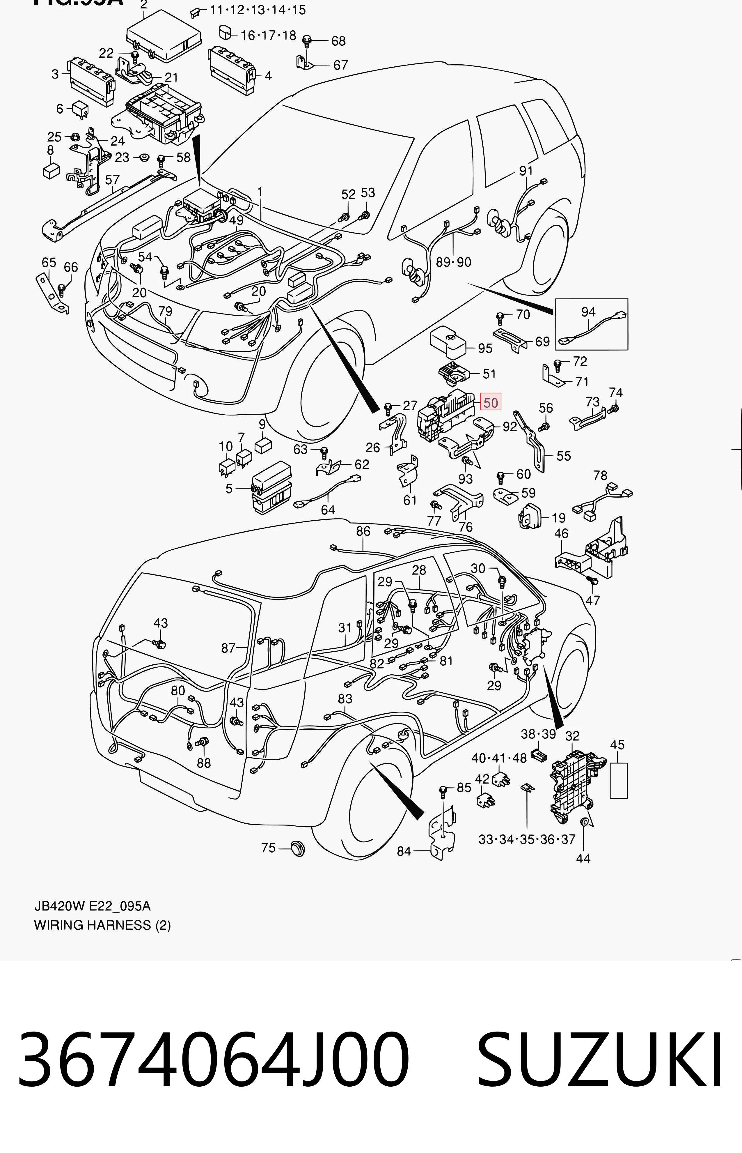 Comprar Caja de fusibles Suzuki Grand Vitara JB a bajo precio