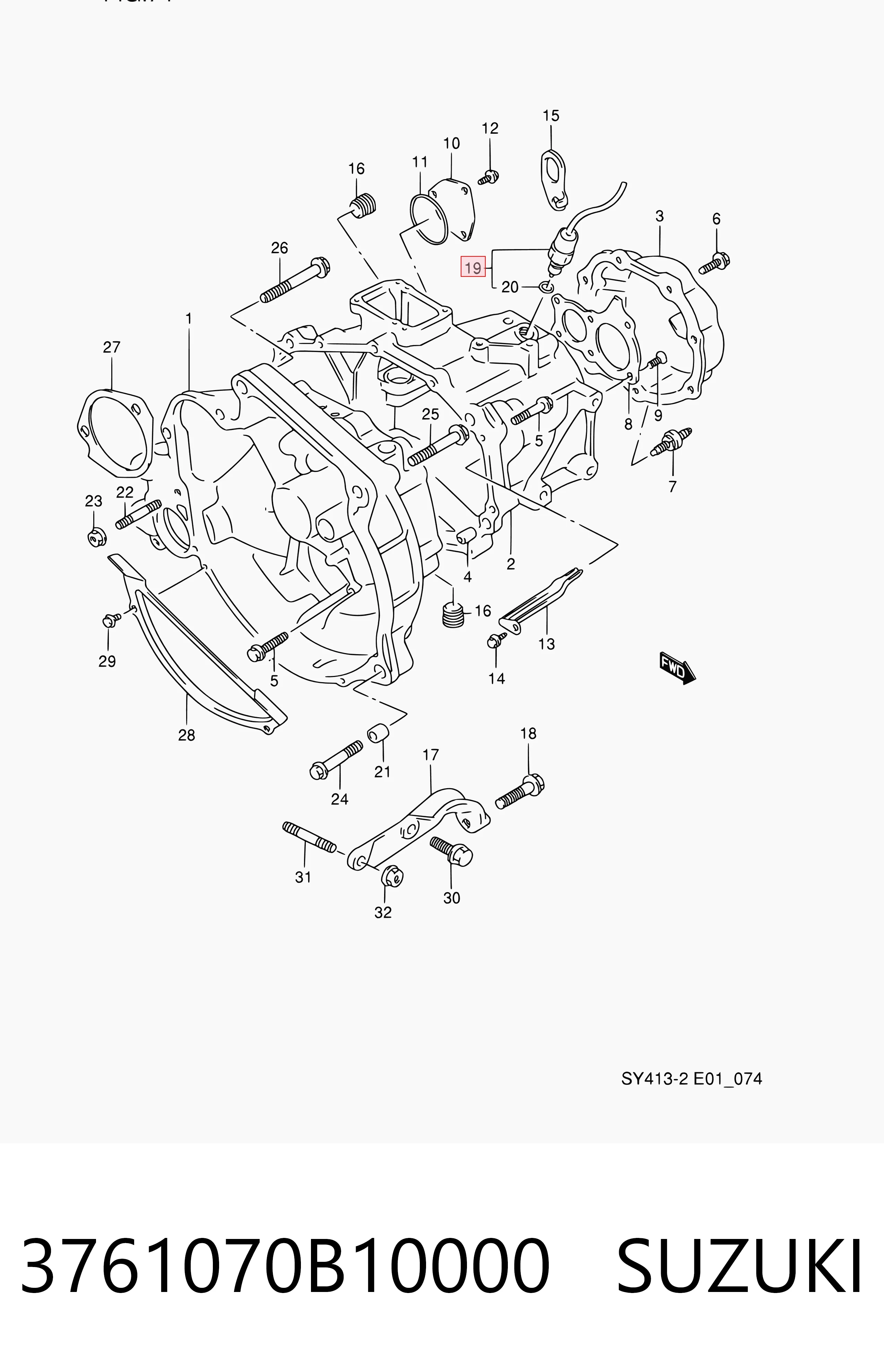 Sensor de marcha atrás Suzuki Swift II sedán comprar en España