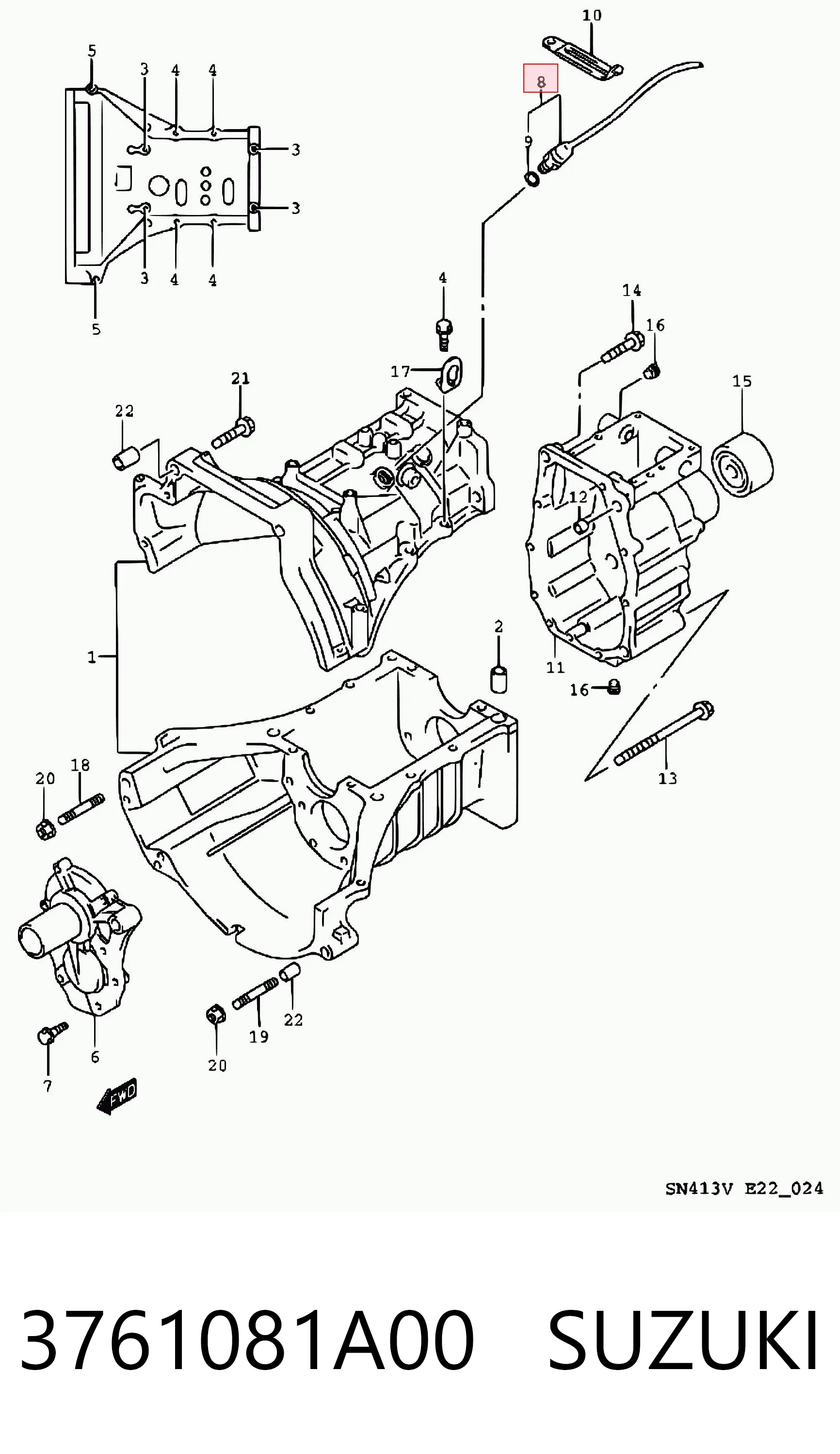 3761081A00 Suzuki