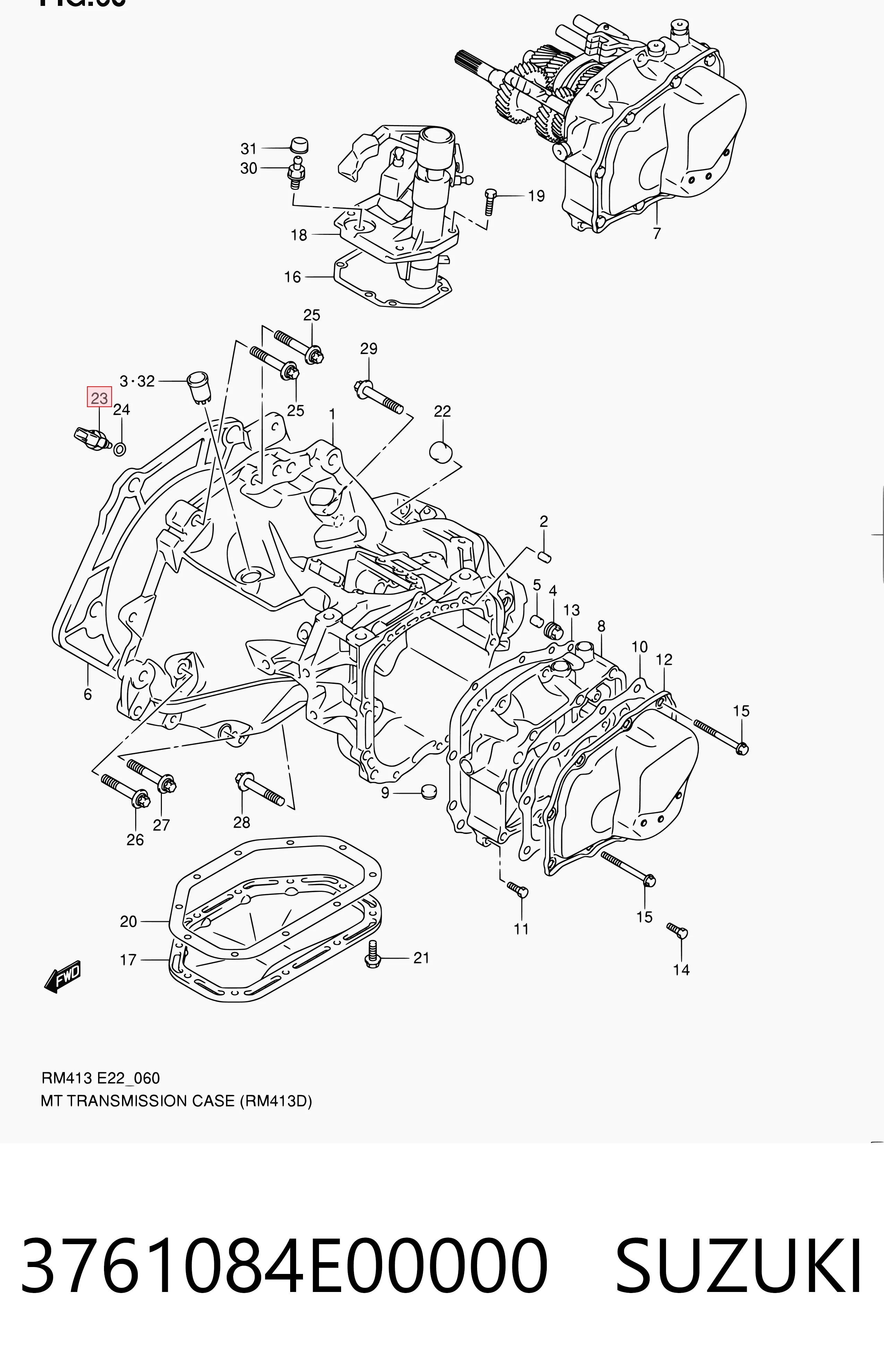 Interruptor de marcha atrás para Chevrolet Lacetti J200