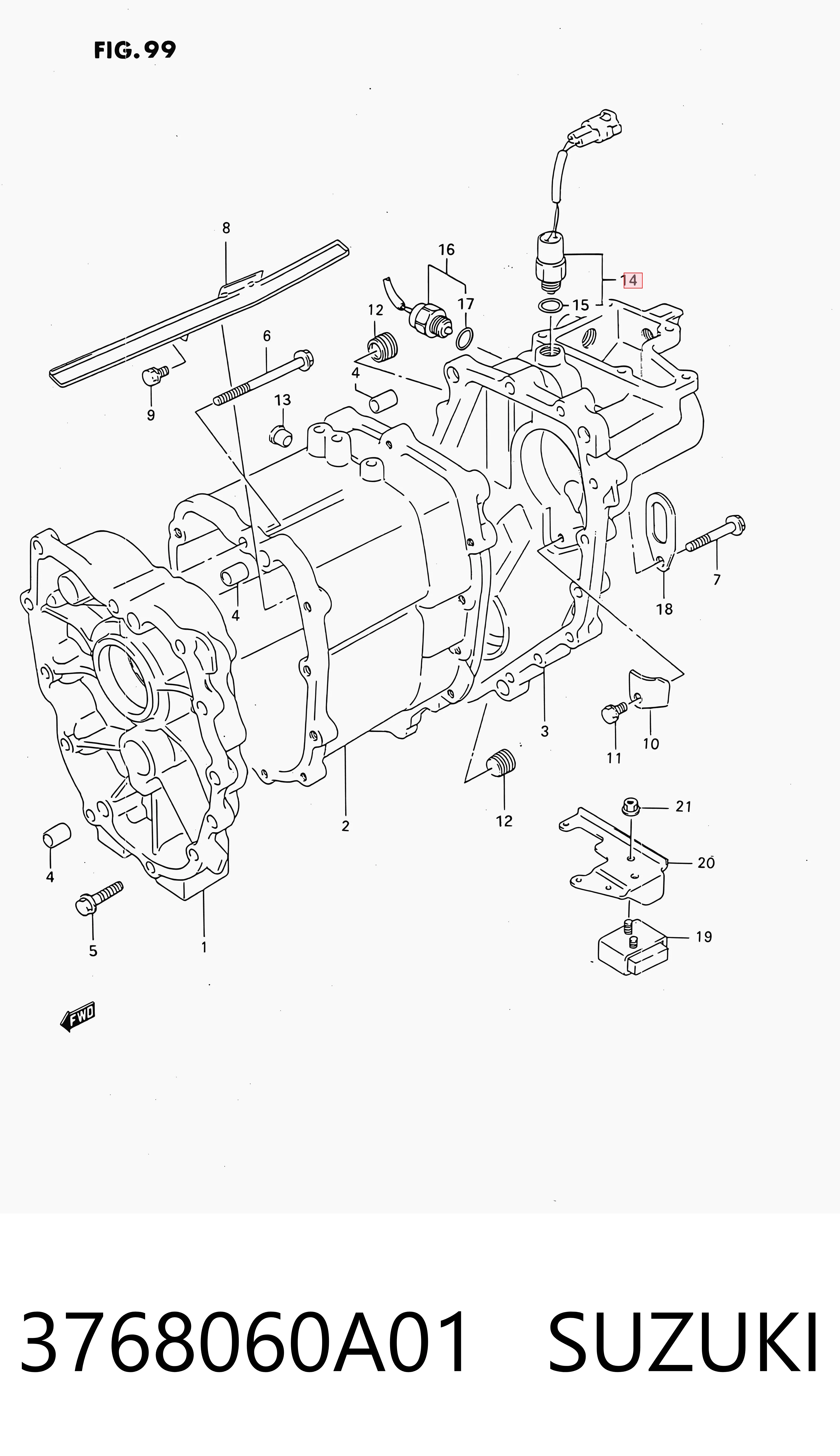 3768060A01 Suzuki