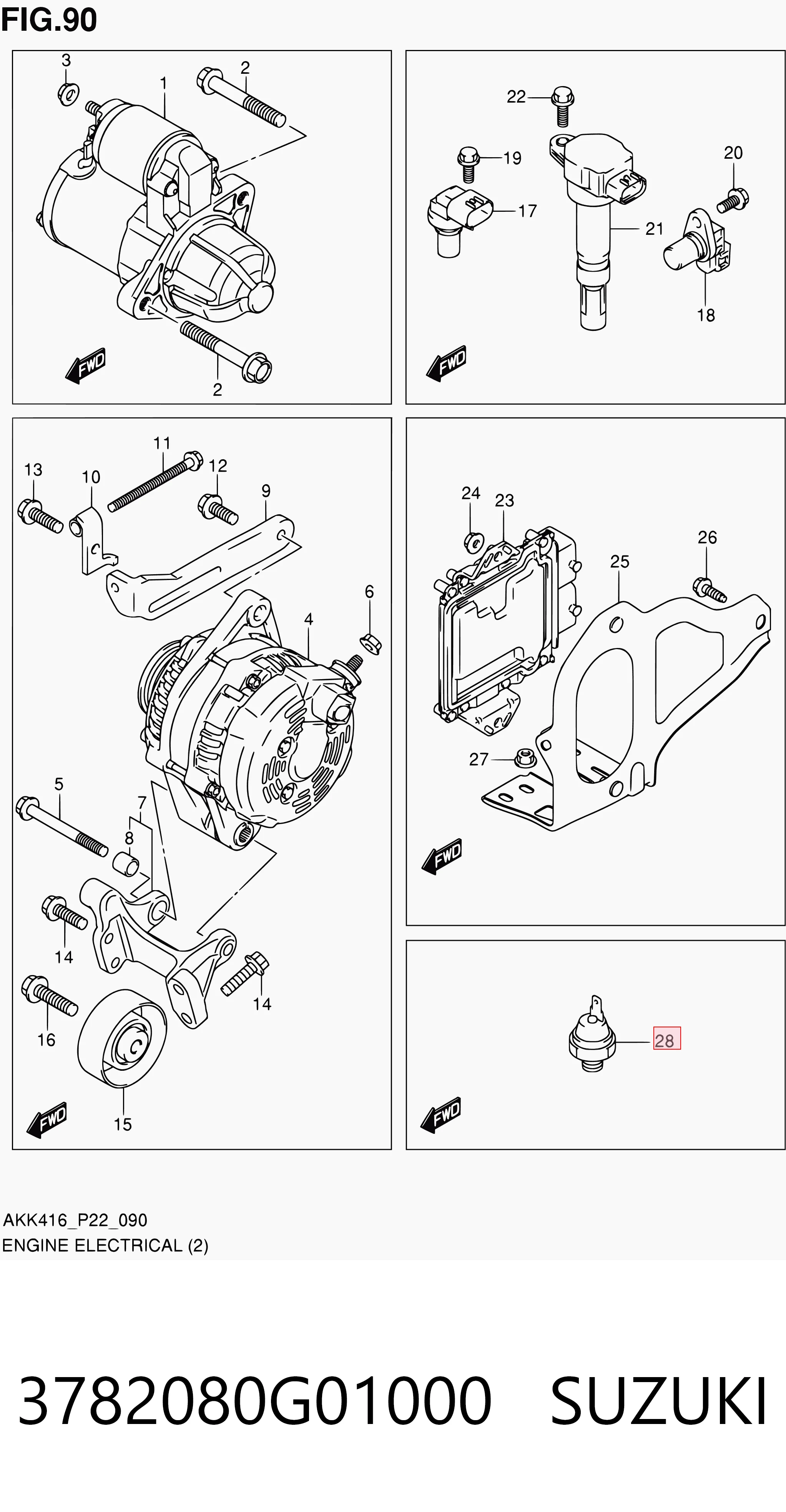 Sensor de aceite Suzuki Samurai  (SJ)