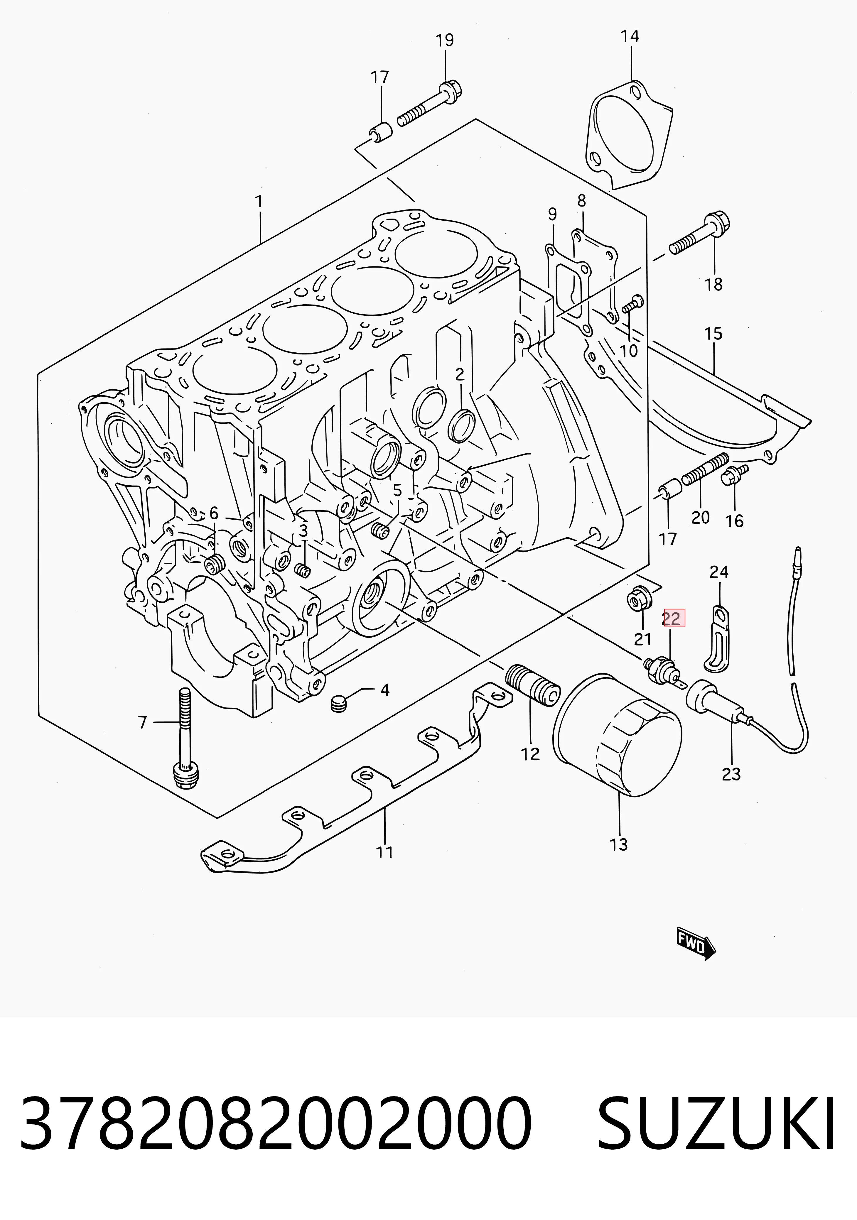 Sensor de aceite Mitsubishi Colt V (CJA)