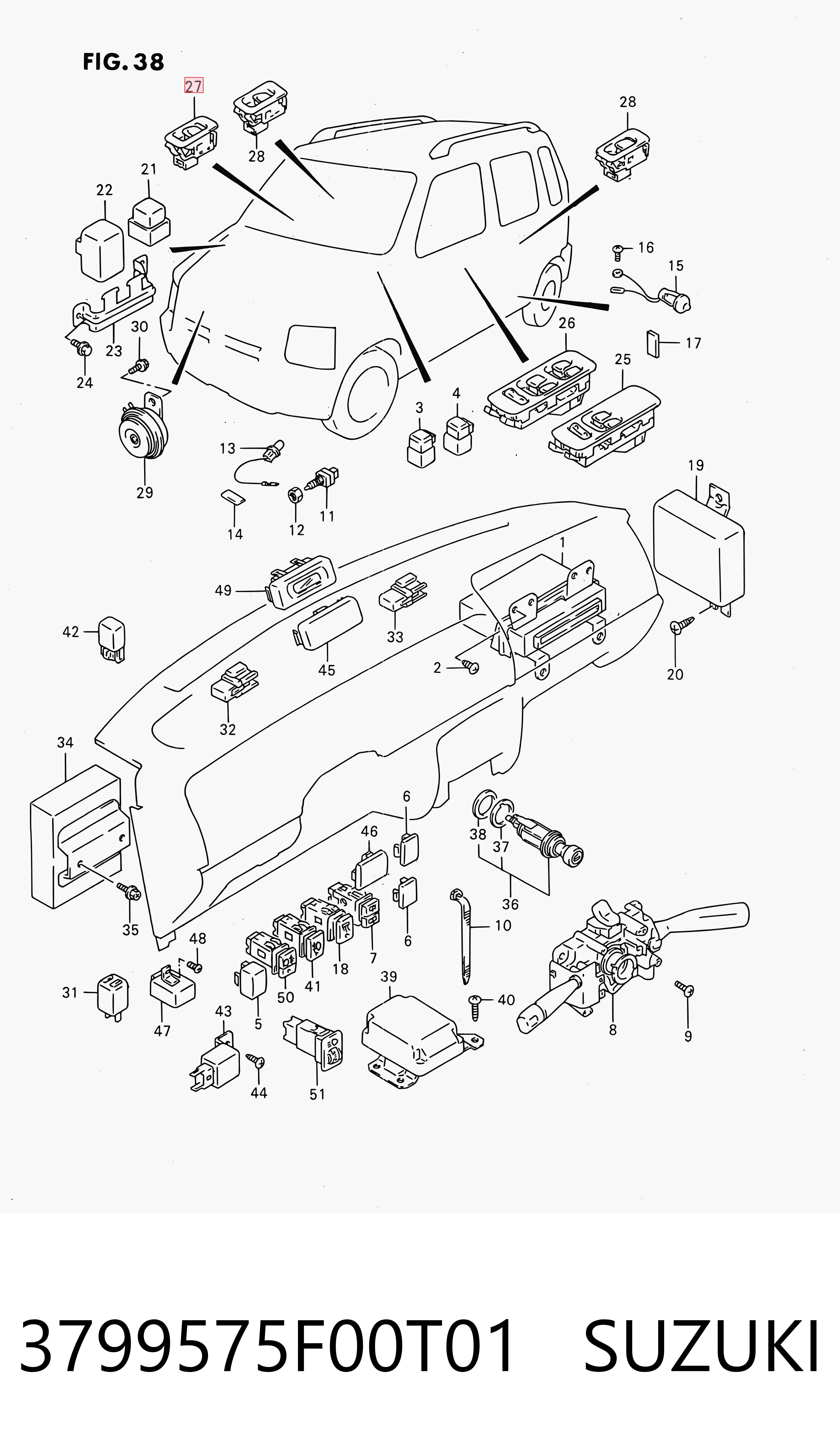 3799575F00T01 Suzuki