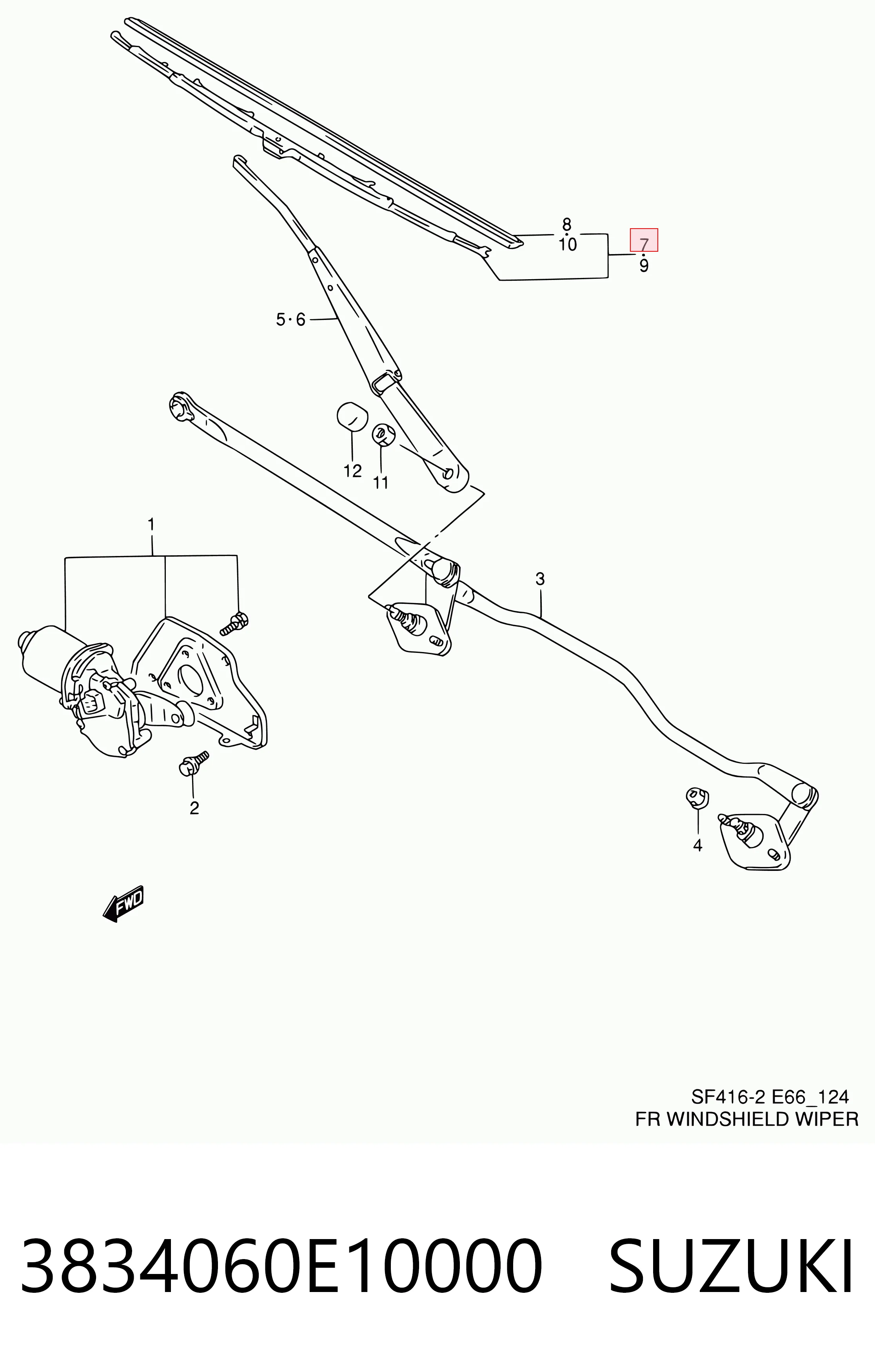 Comprar Limpiaparabrisas delantera copiloto 2 F23
