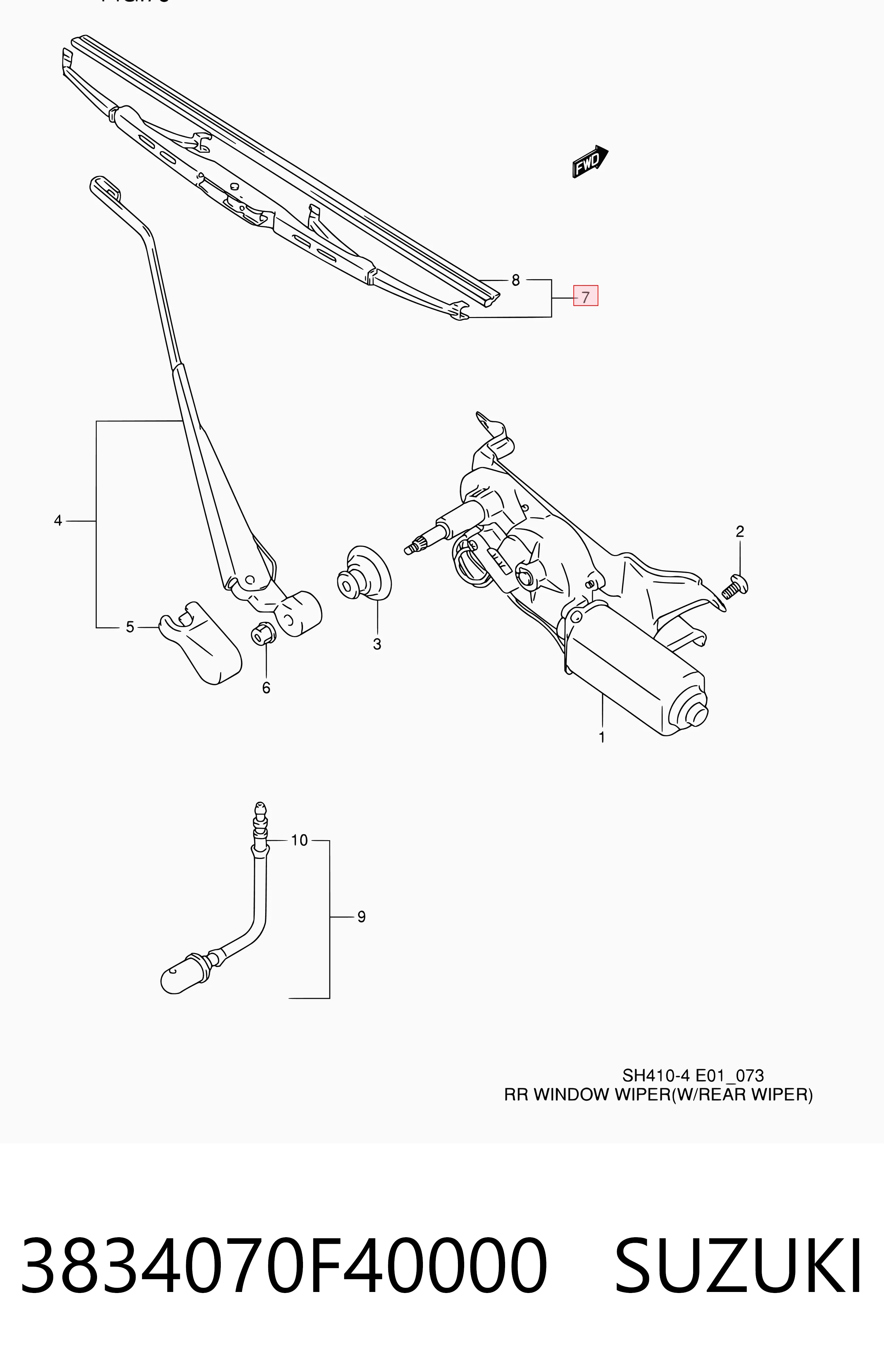 3834070F40000 Suzuki