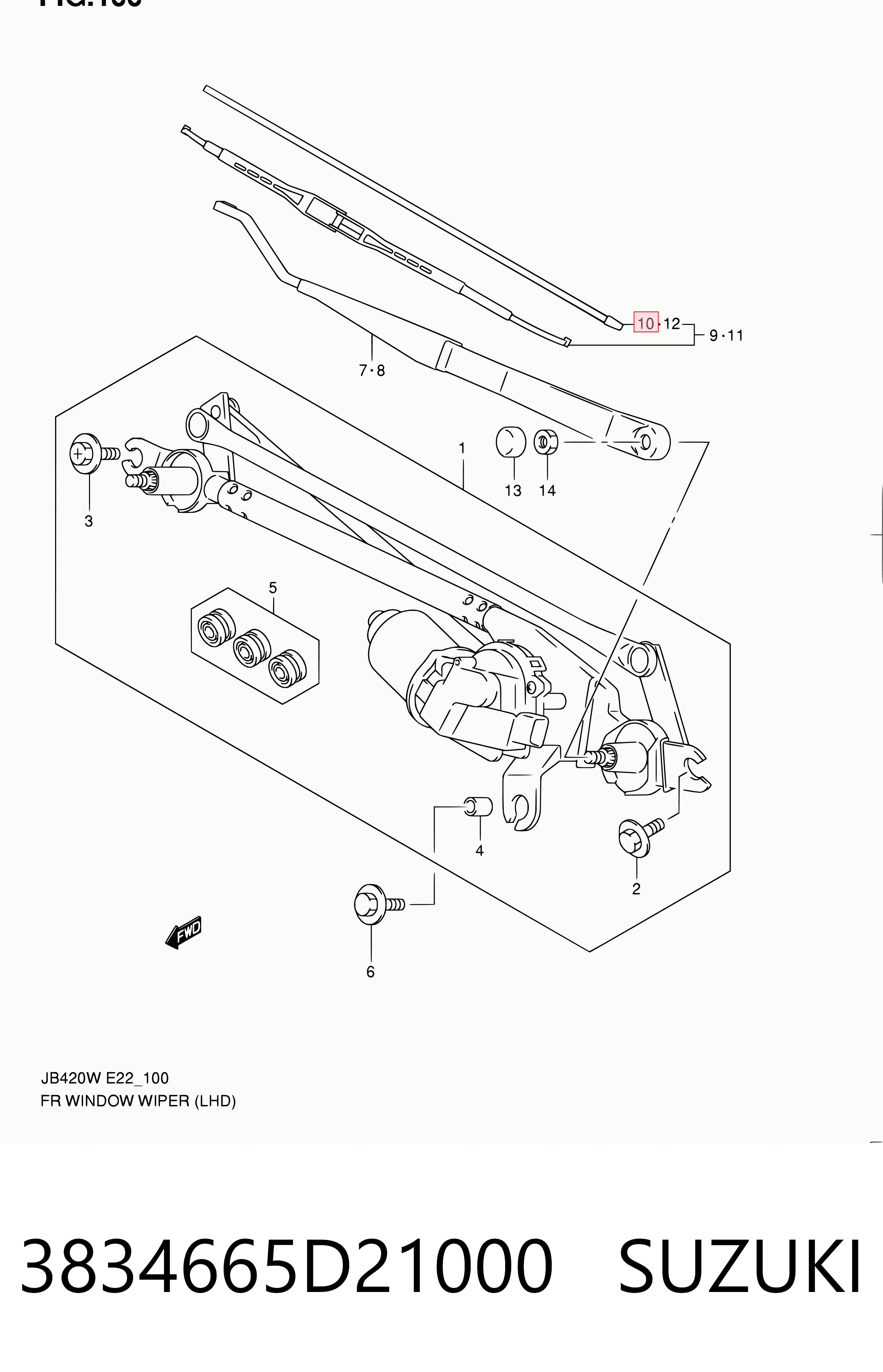 3834665D21000 Suzuki
