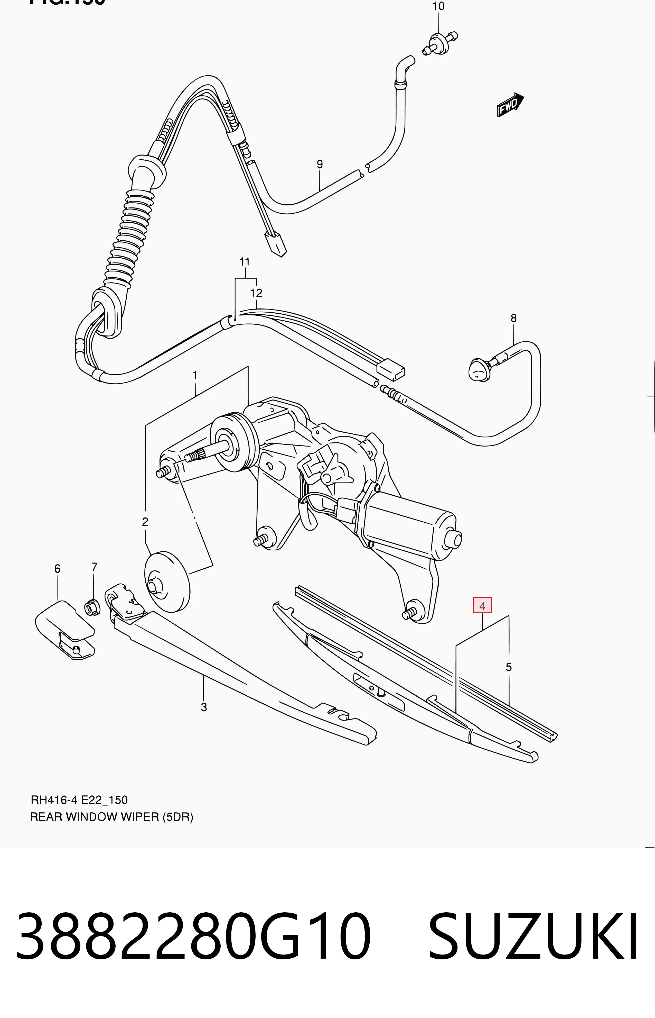 Limpiaparabrisas posterior Outback familiar (2003-2009) original desde 9,46 €