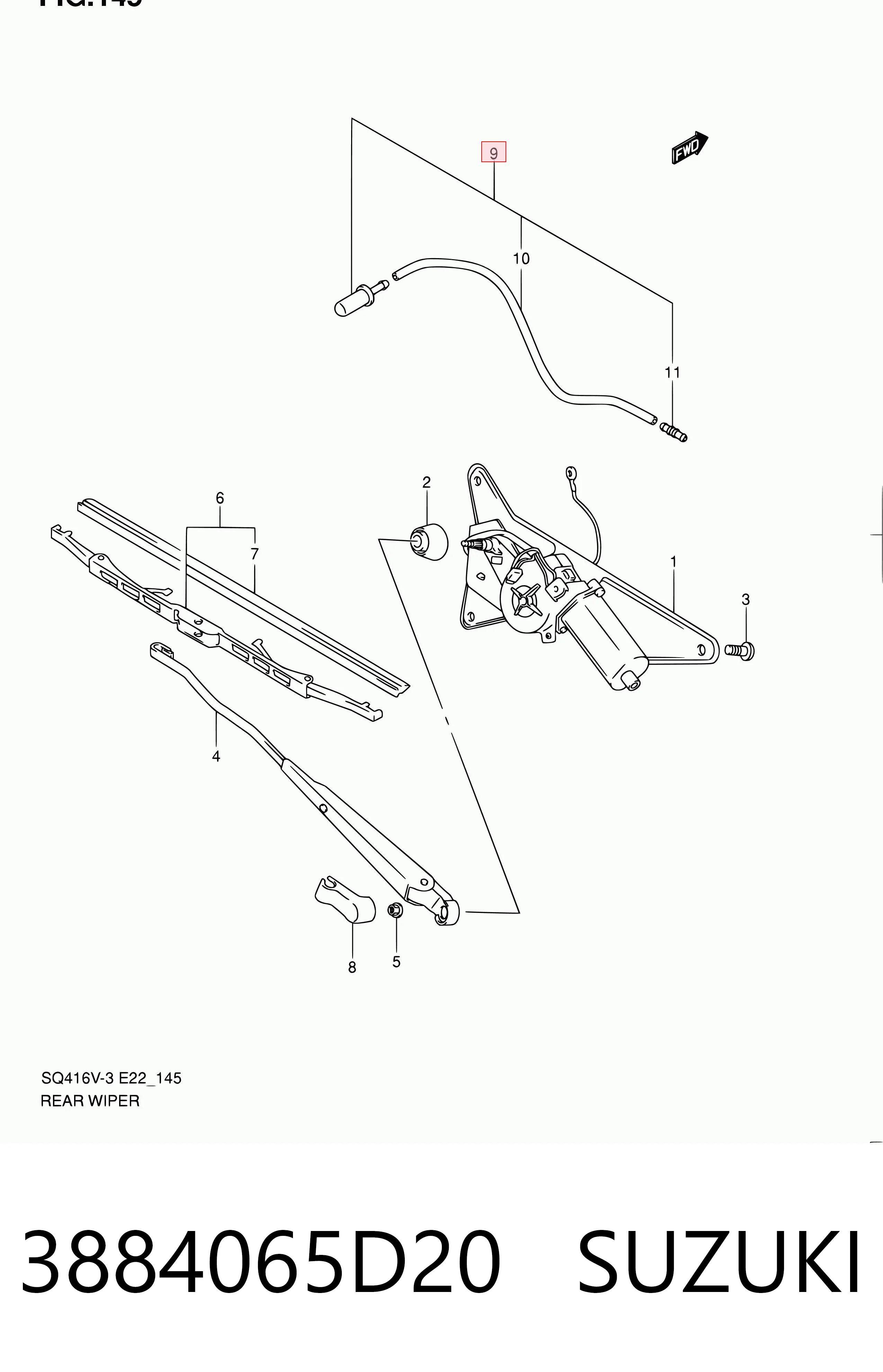 3884065D20 Suzuki