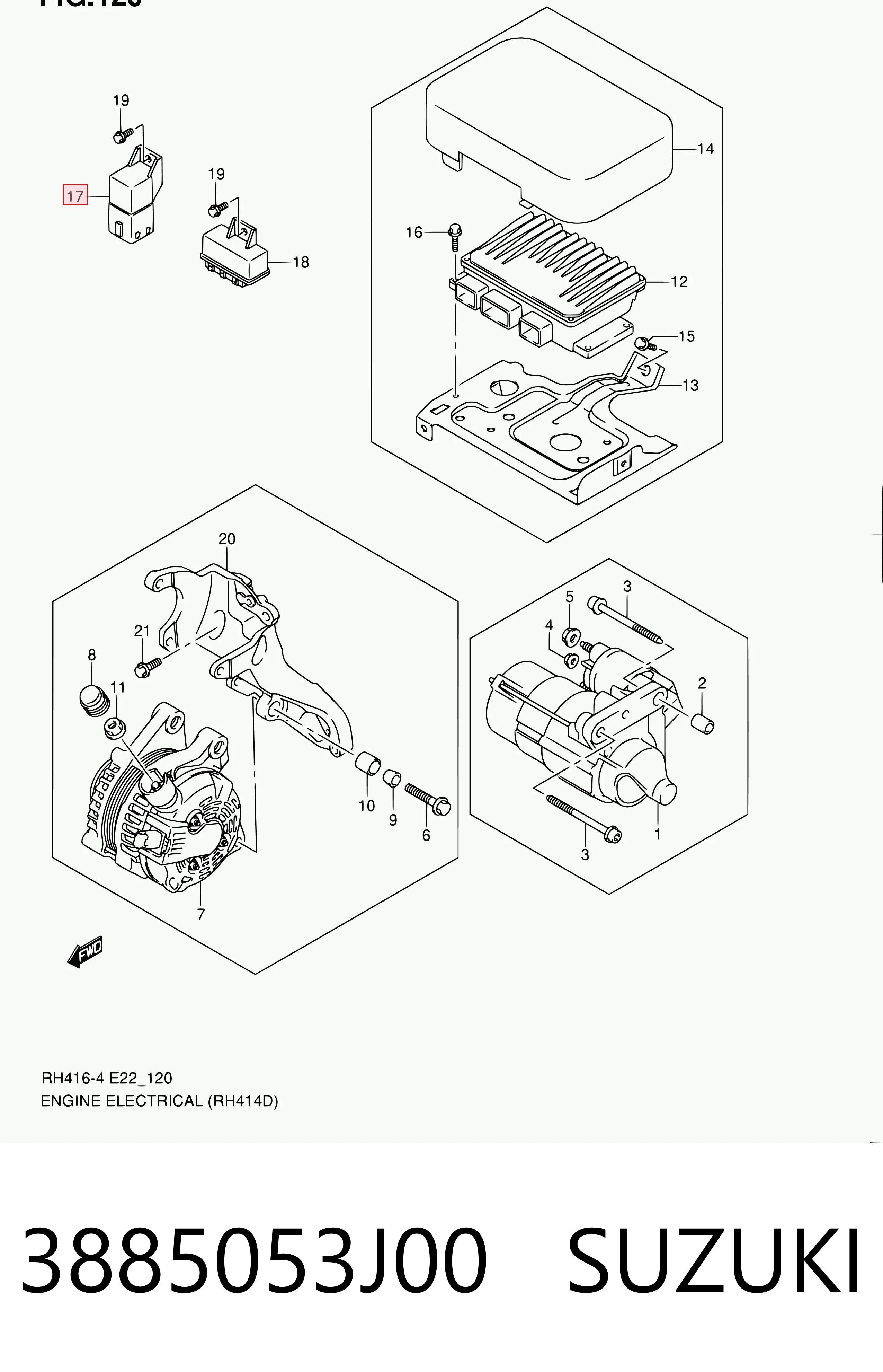 3885053J00 Suzuki