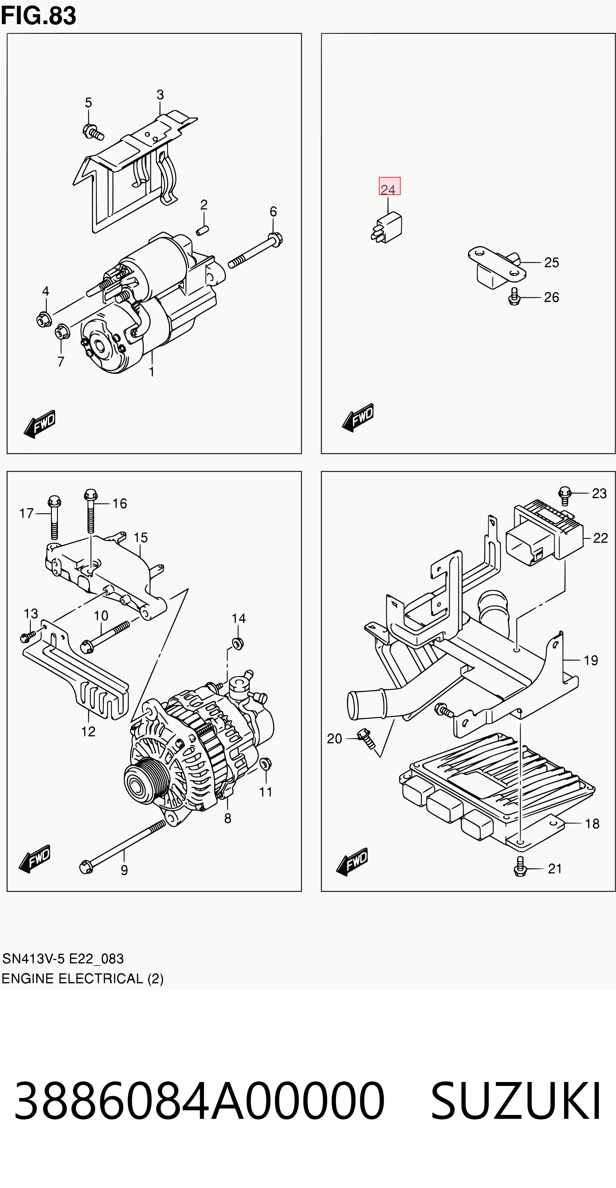 3886084A00000 Suzuki