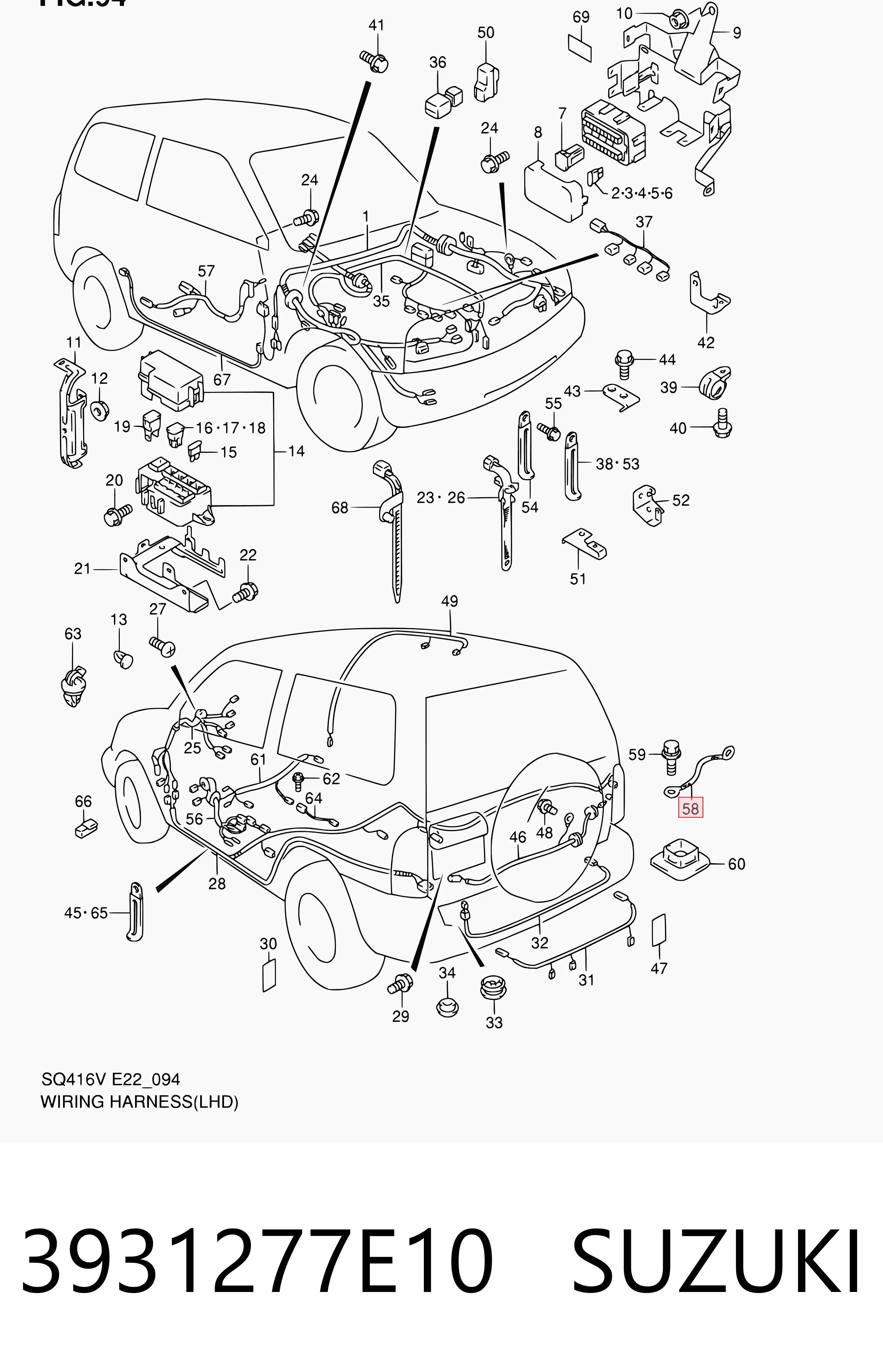 3931277E10 Suzuki