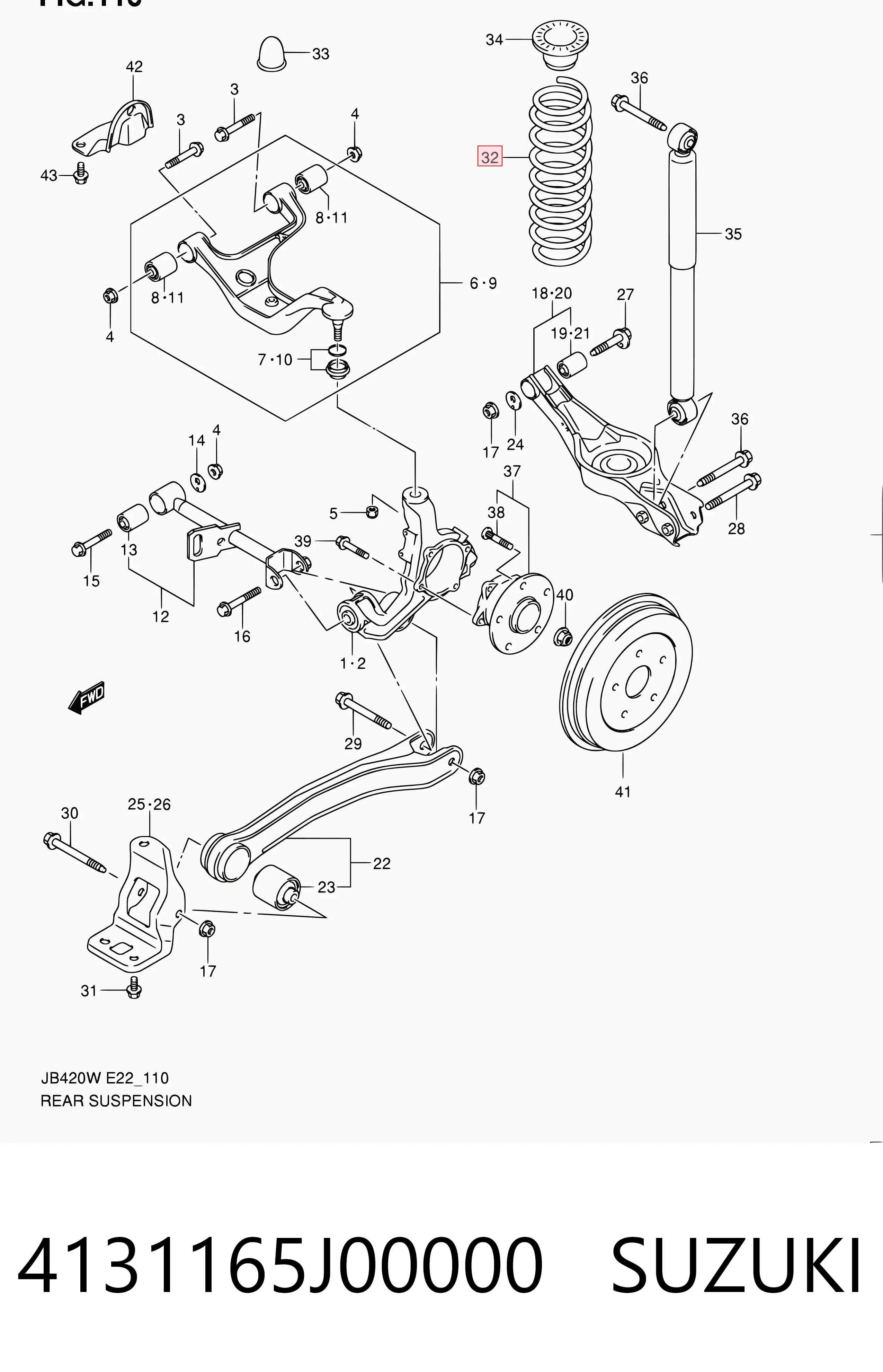 Muelle de suspensión Suzuki Grand Vitara  SUV comprar en España