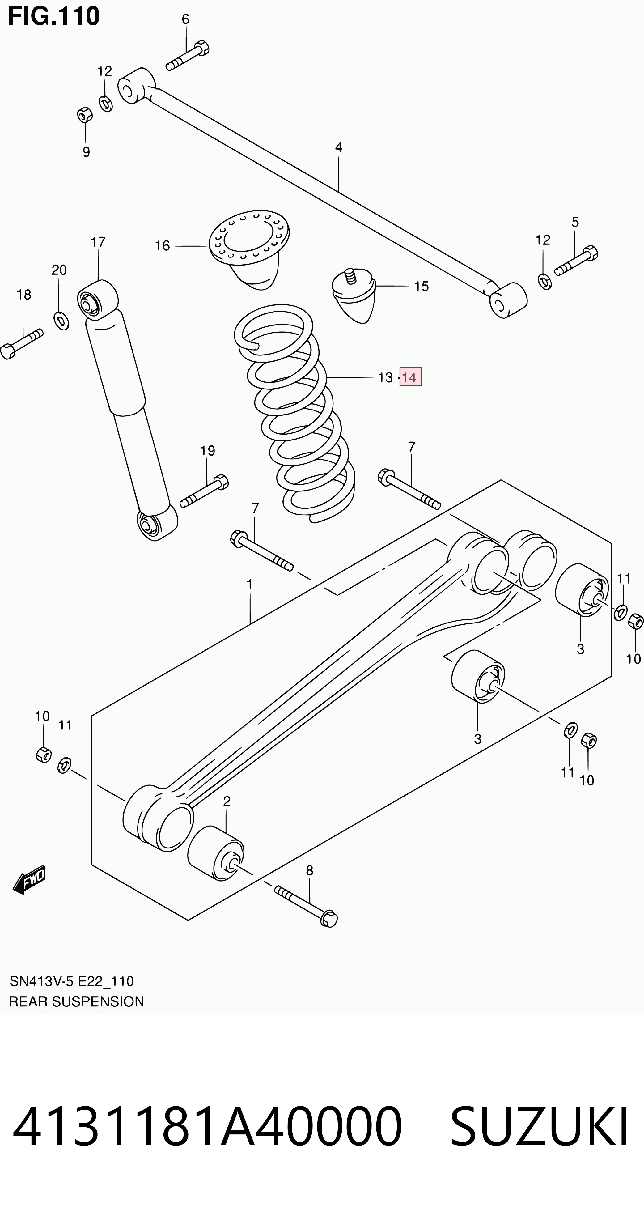 Muelle de suspensión para Suzuki Jimny  (FJ)