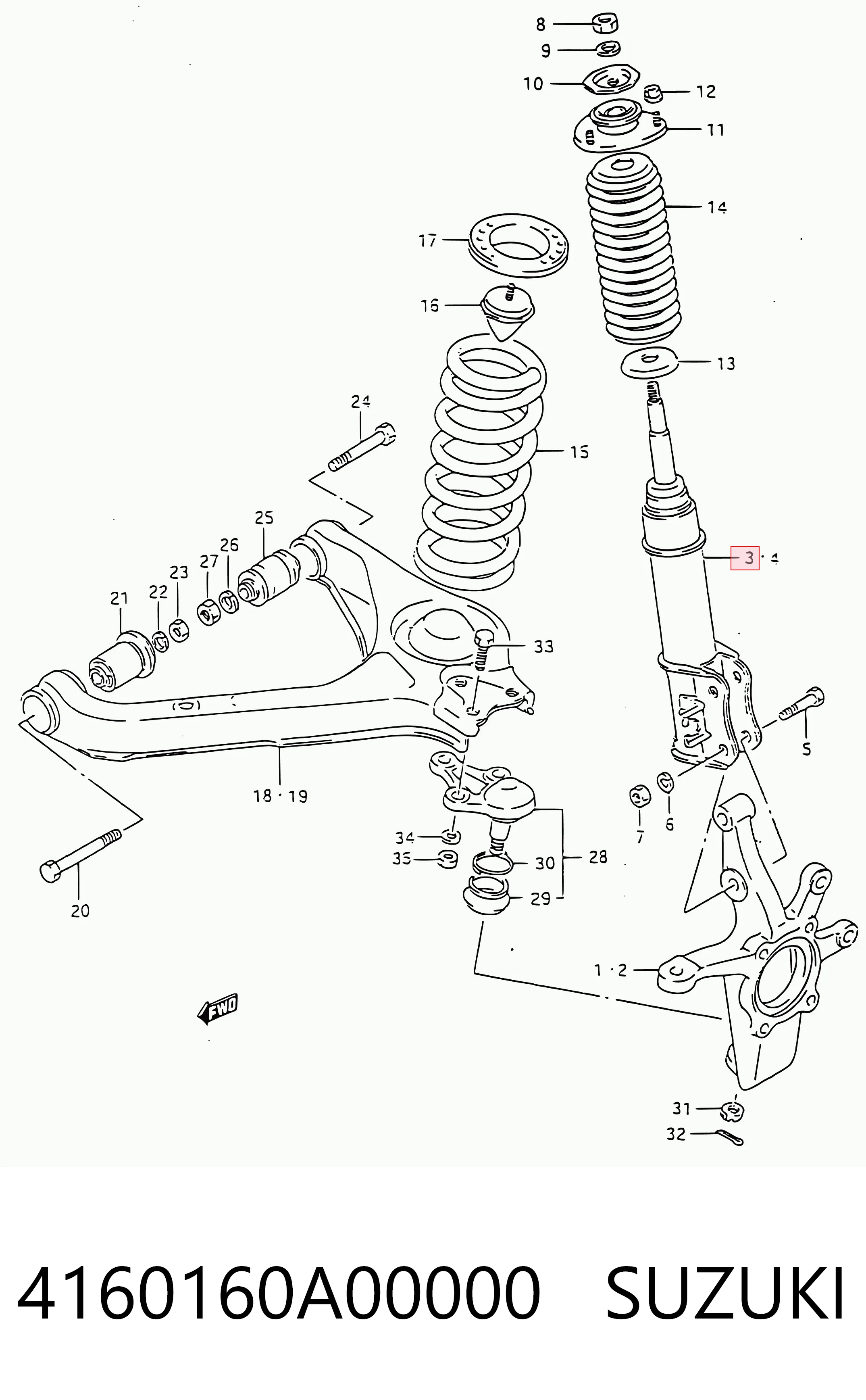 4160160A00000 Suzuki