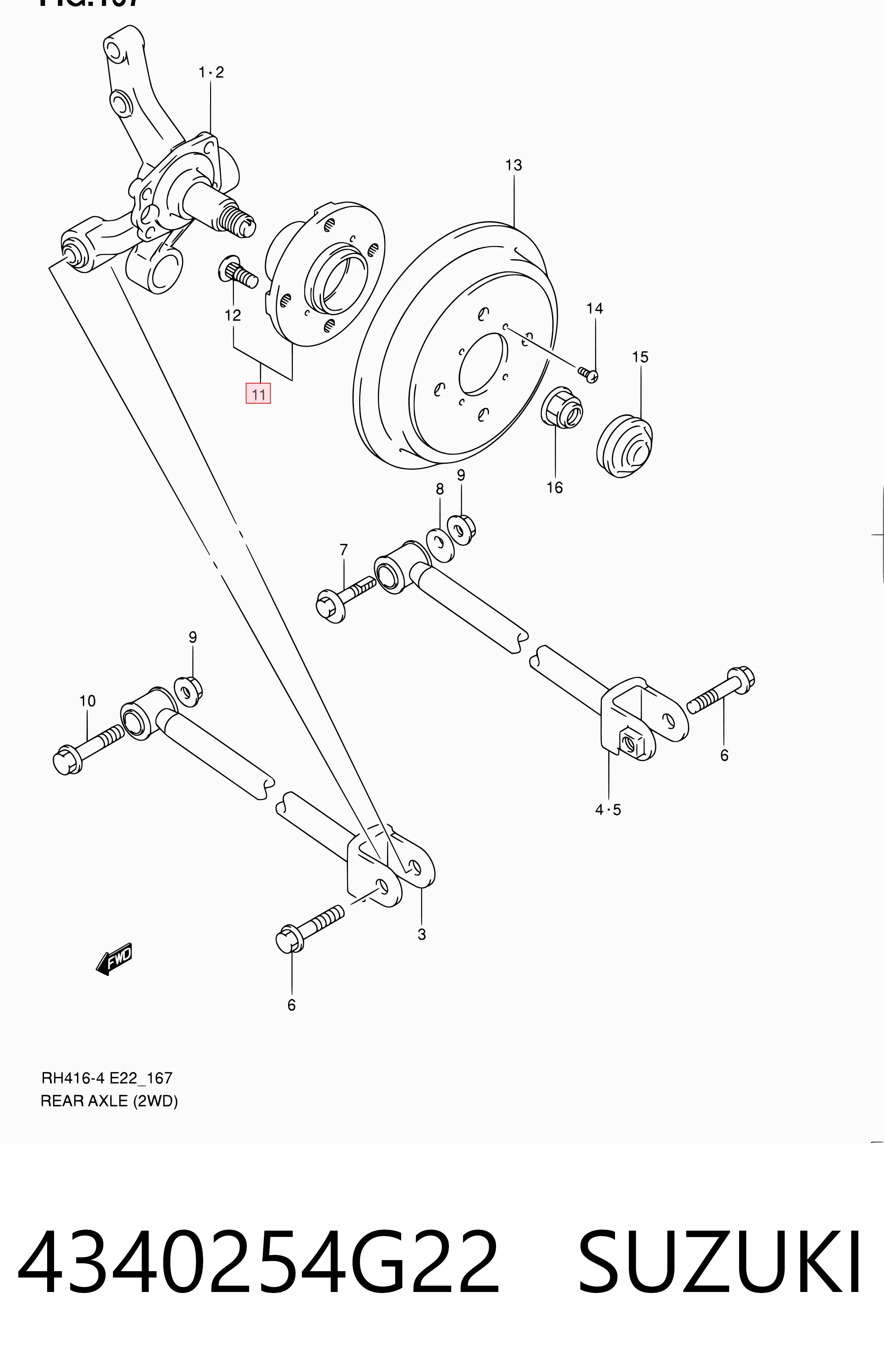 Bujes de ruedas Suzuki Baleno  (EG)