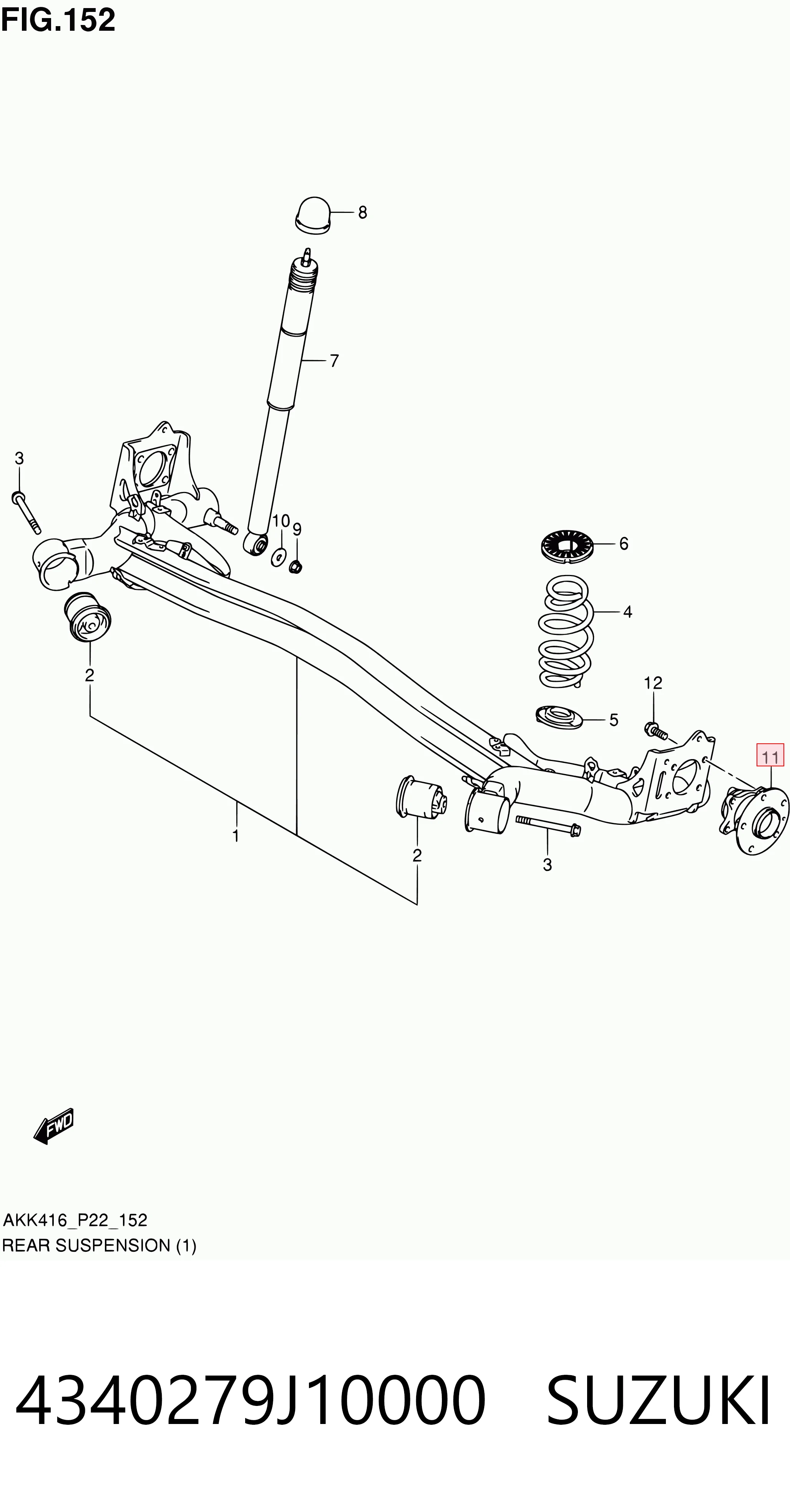 Buje para Suzuki SX4 (GY)