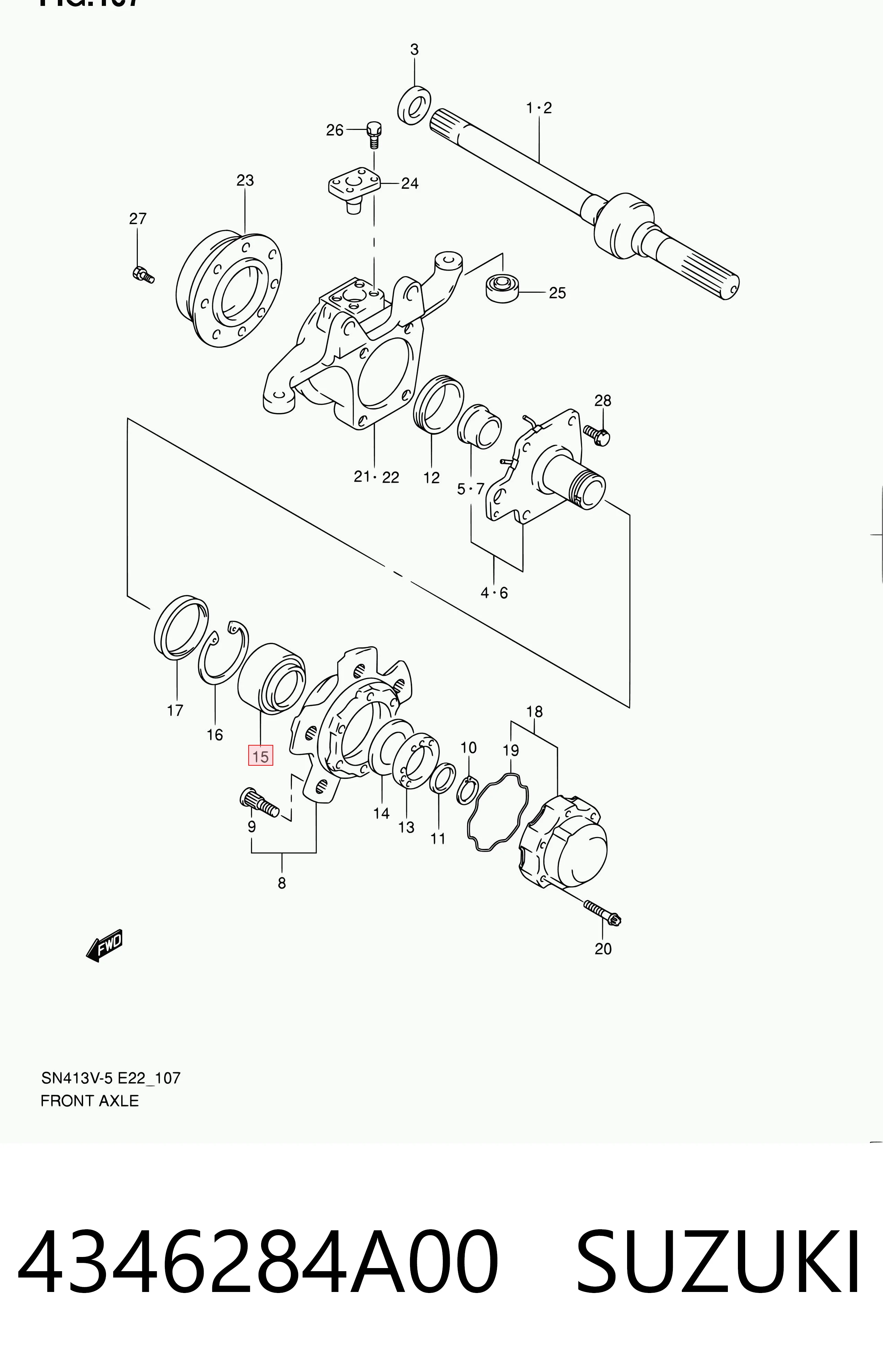 4346284A00 Suzuki
