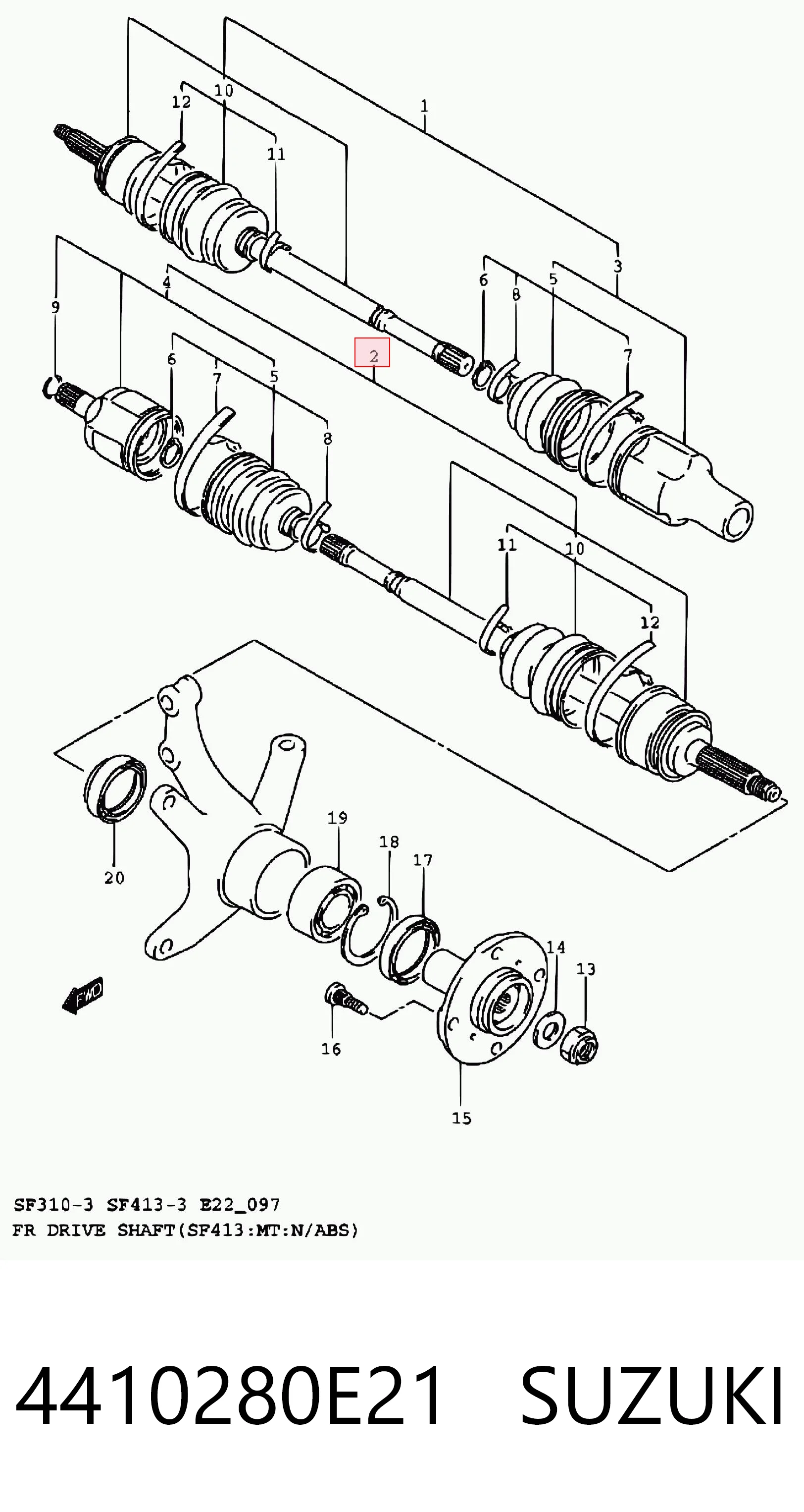 4410280E21 Suzuki