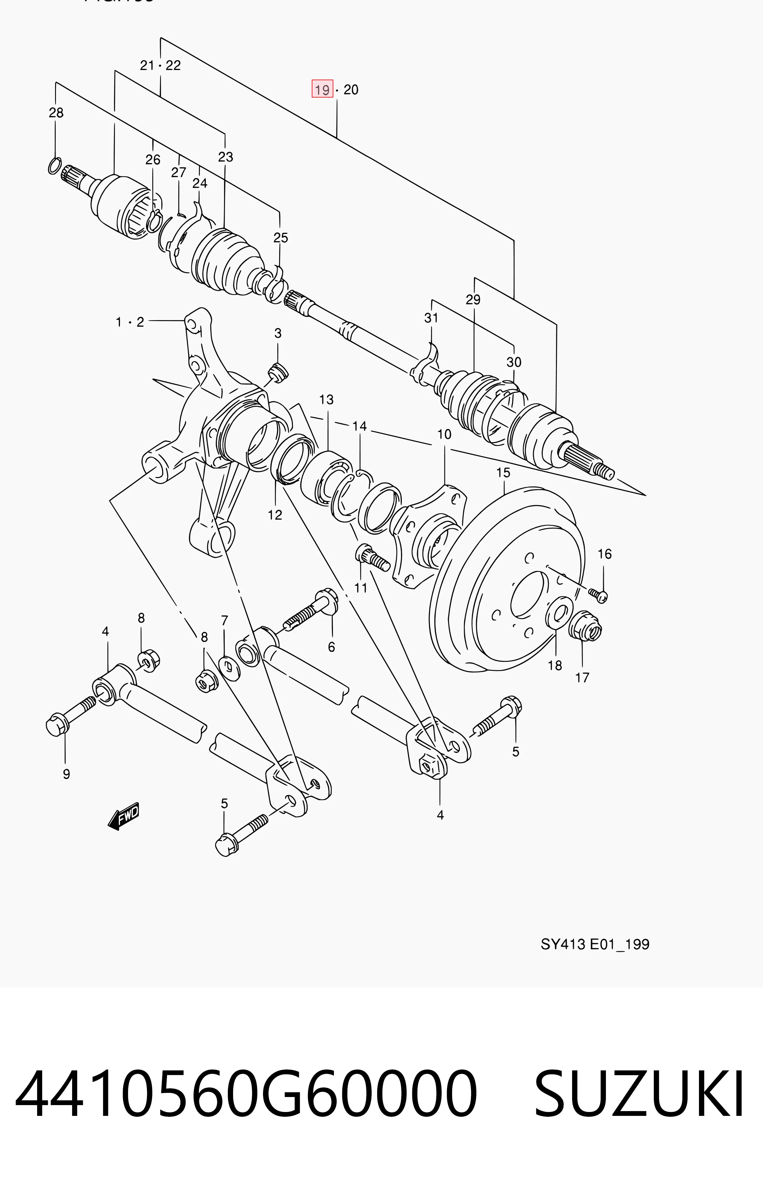 4410560G60000 Suzuki