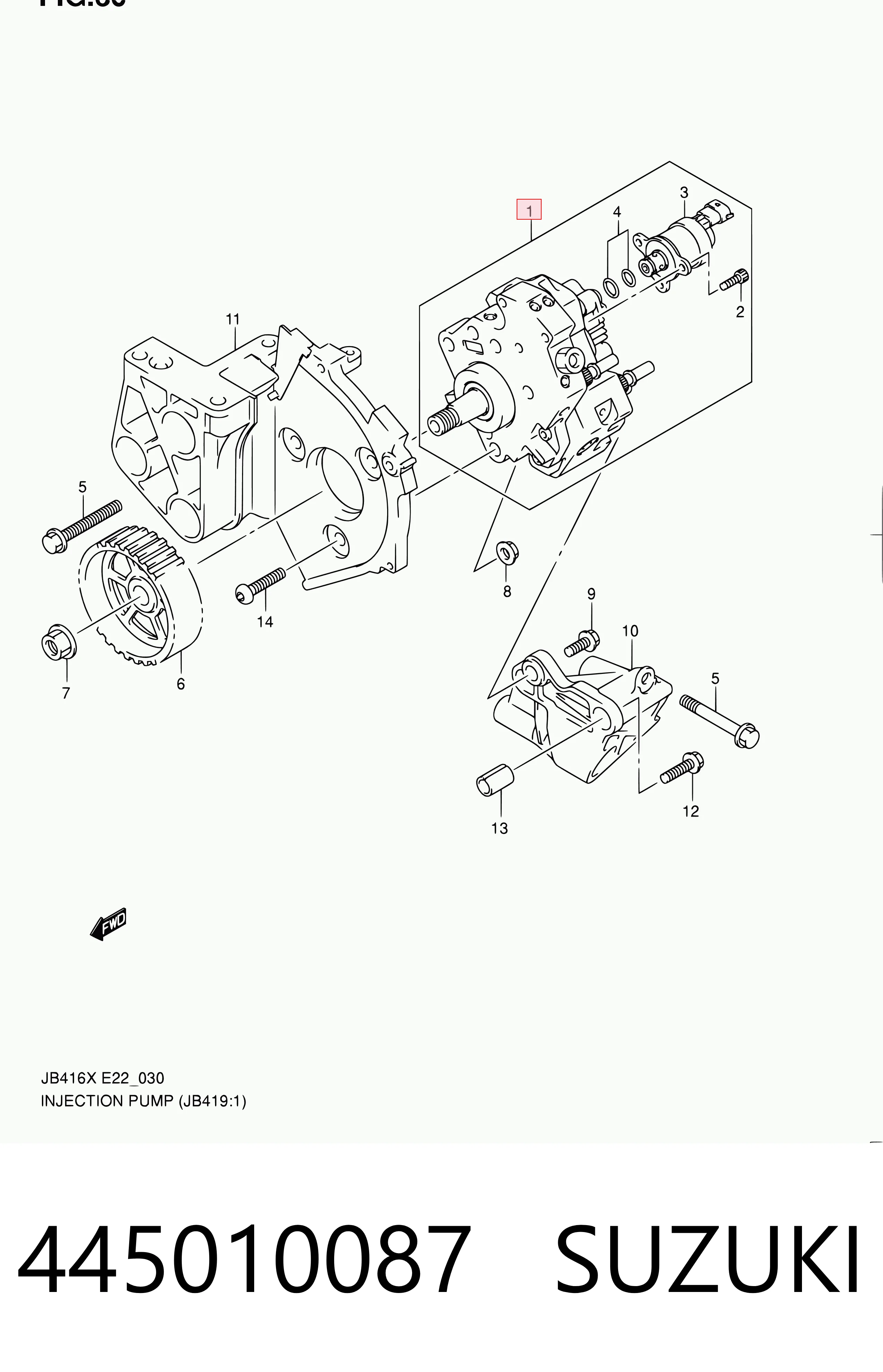 Bomba de alta presión Suzuki Grand Vitara 