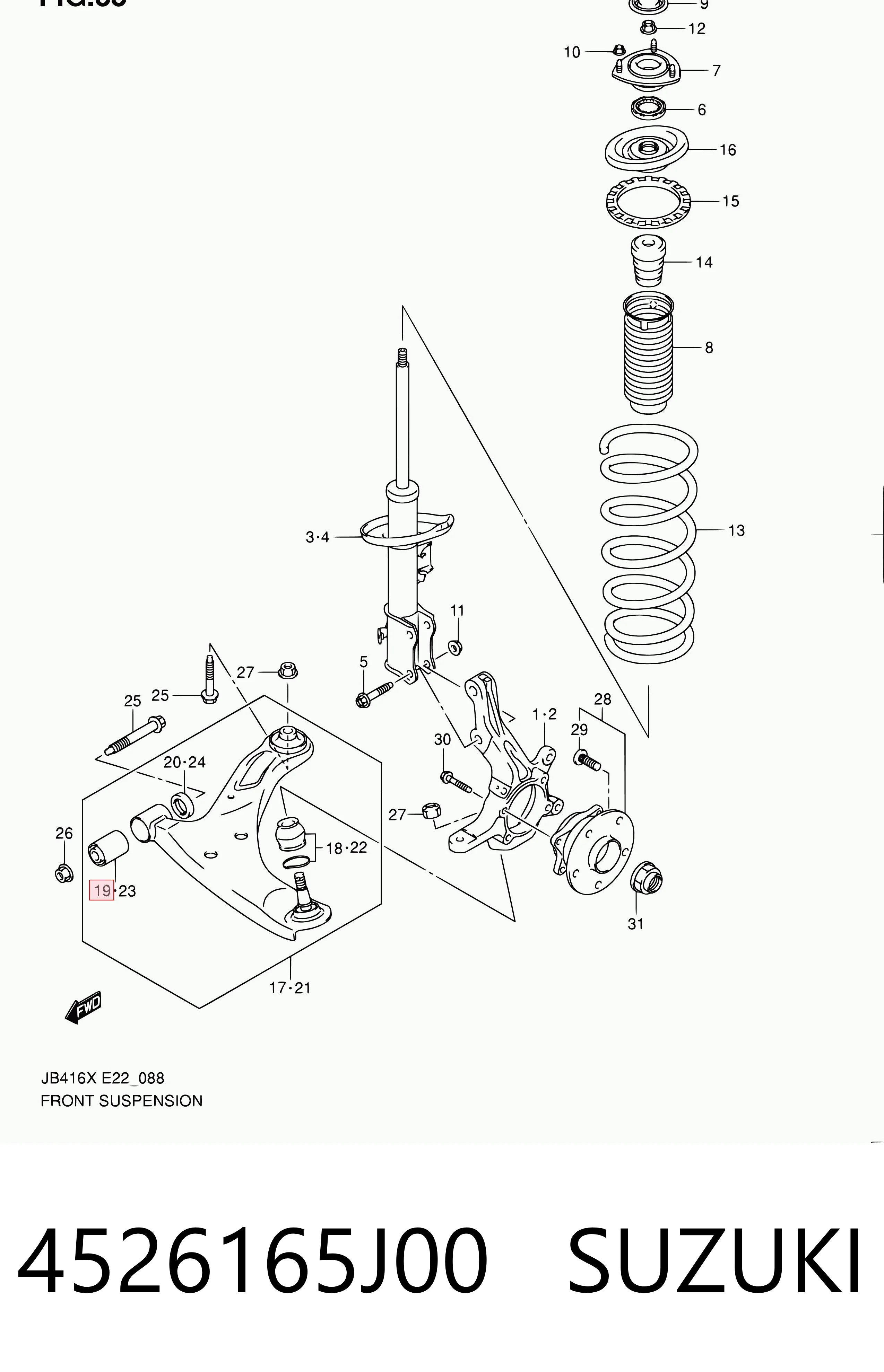 4526165J00 Suzuki