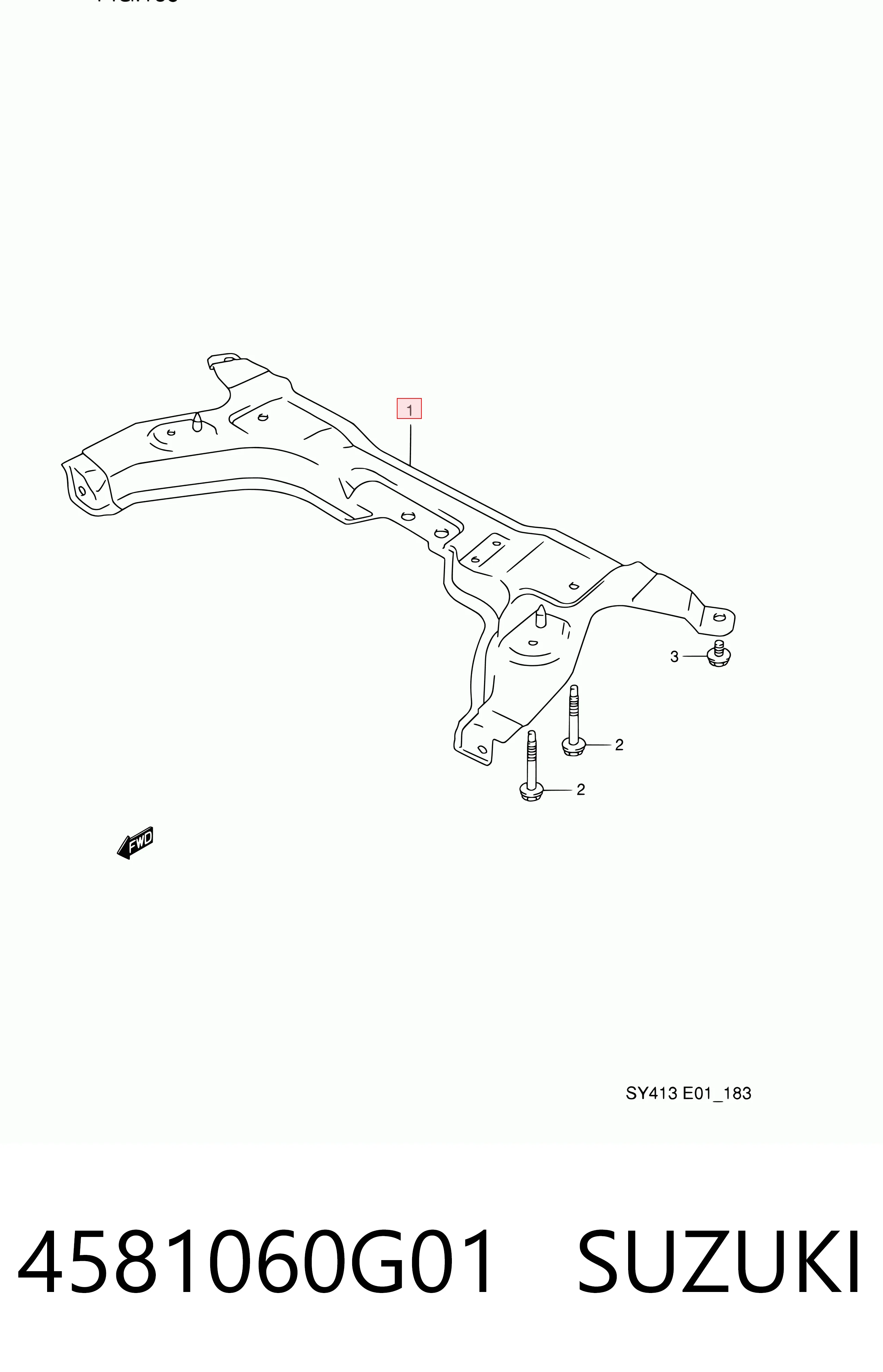 Comprar Subchasis delantero soporte motor Baleno EG