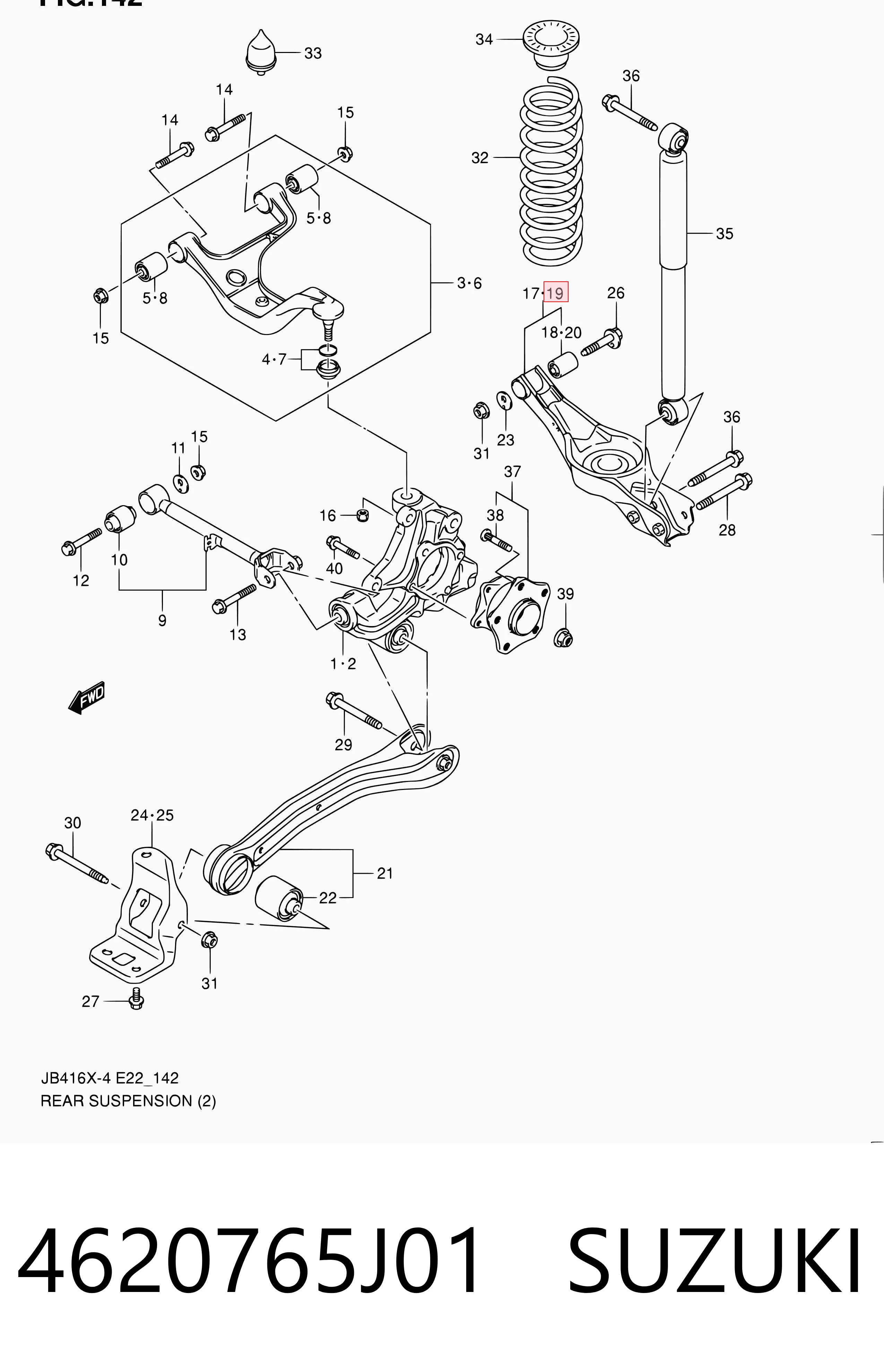4620765J01 Suzuki