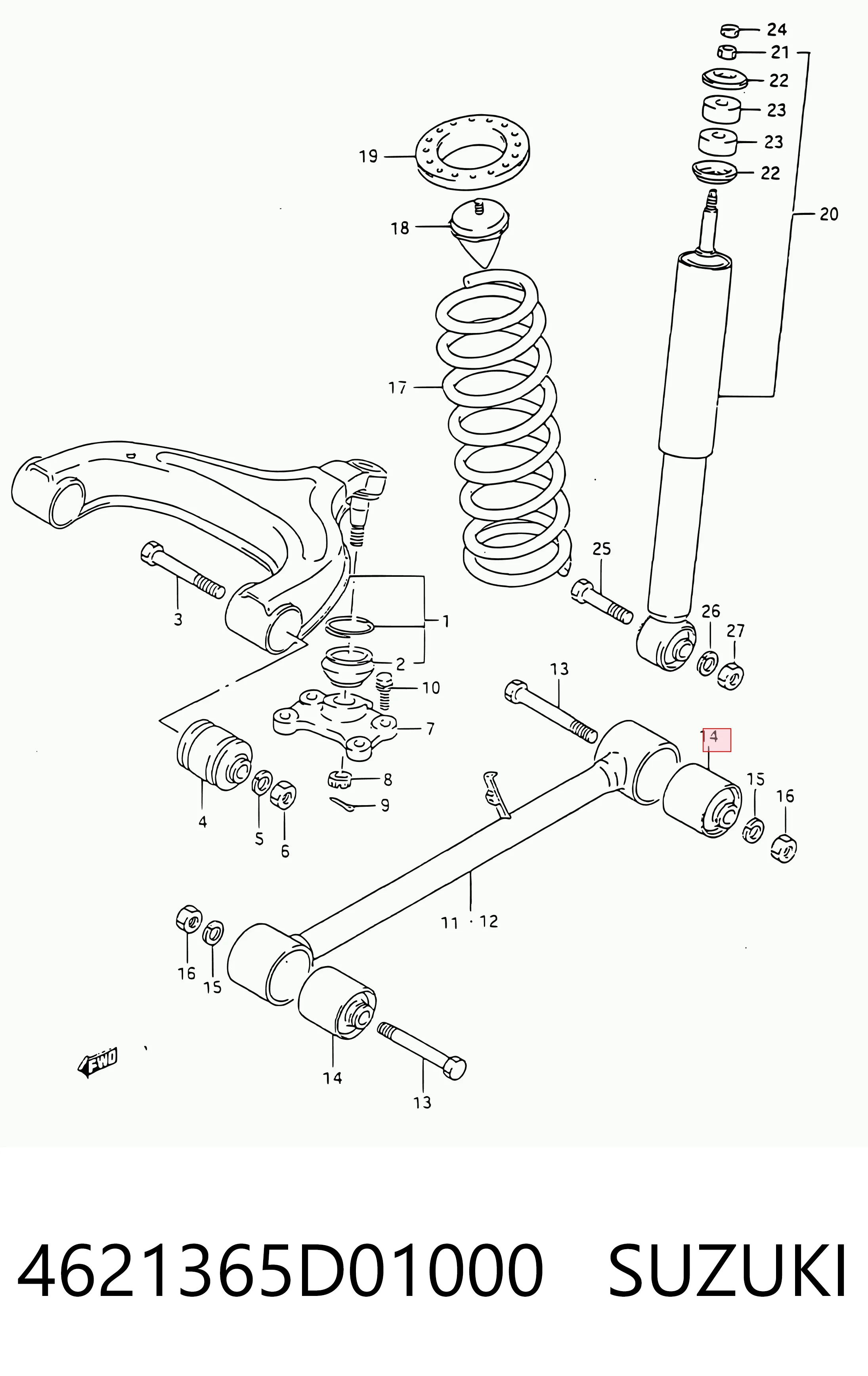 4621365D01000 Suzuki