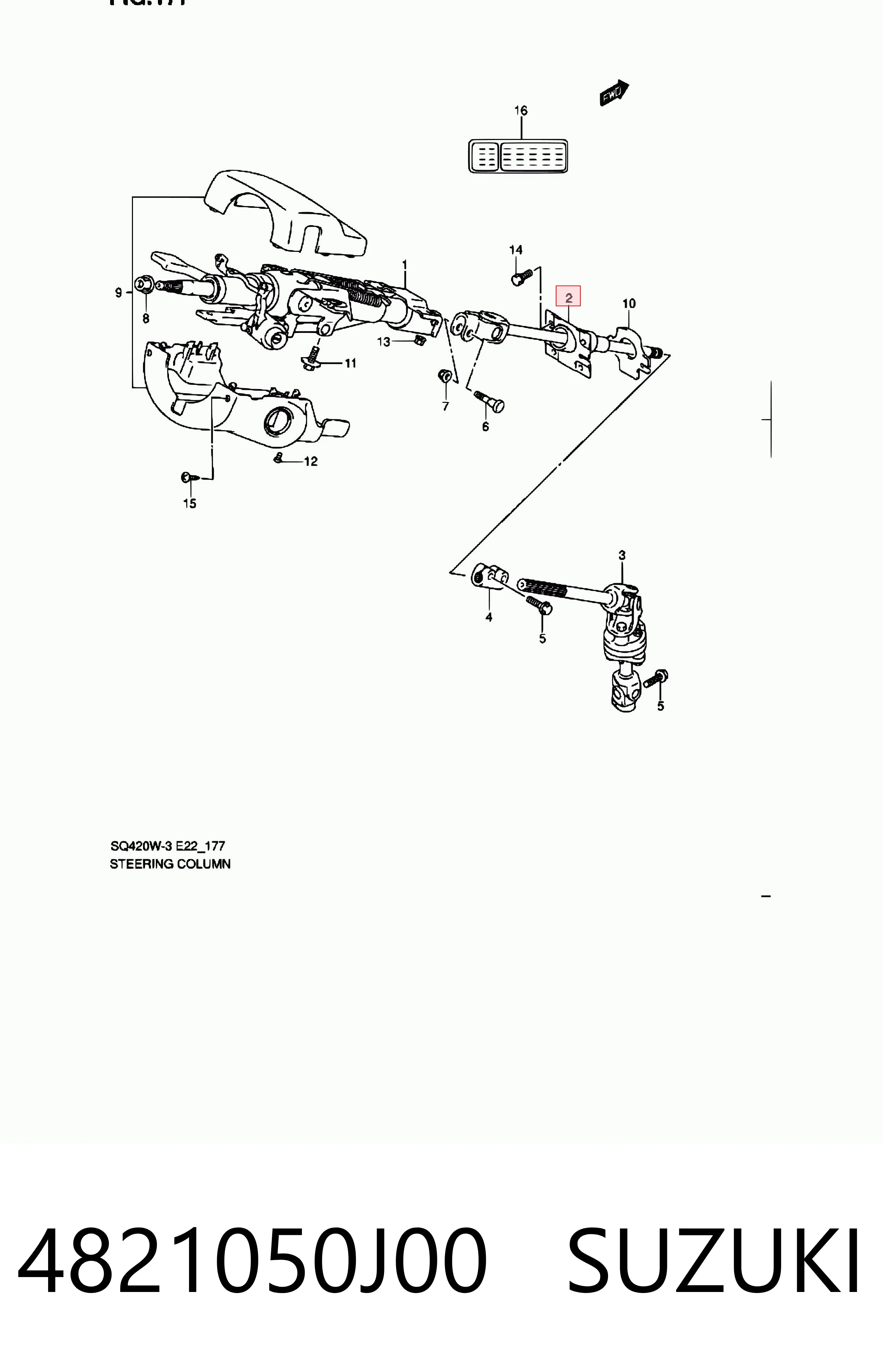 4821050J00 SUZUKI