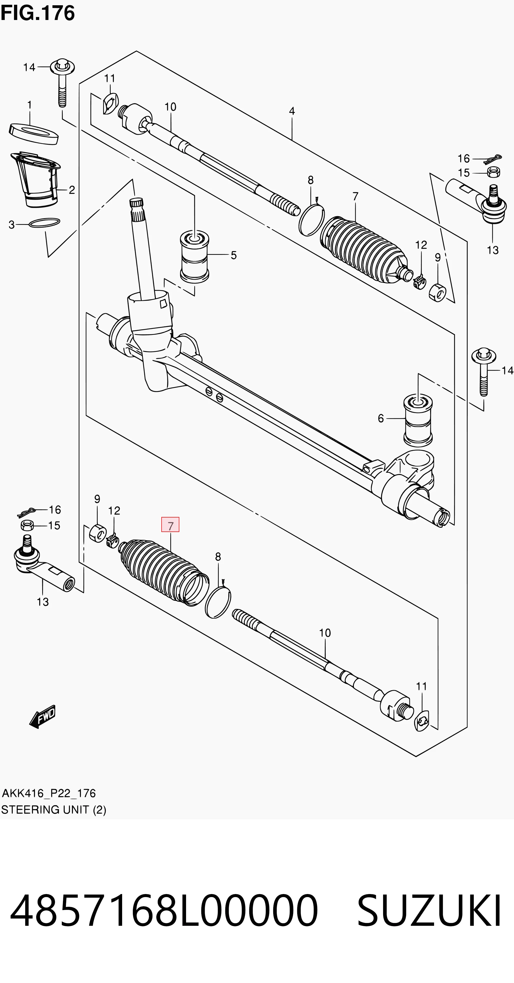 Guardapolvo dirección para Suzuki Swift IV MZ, EZ