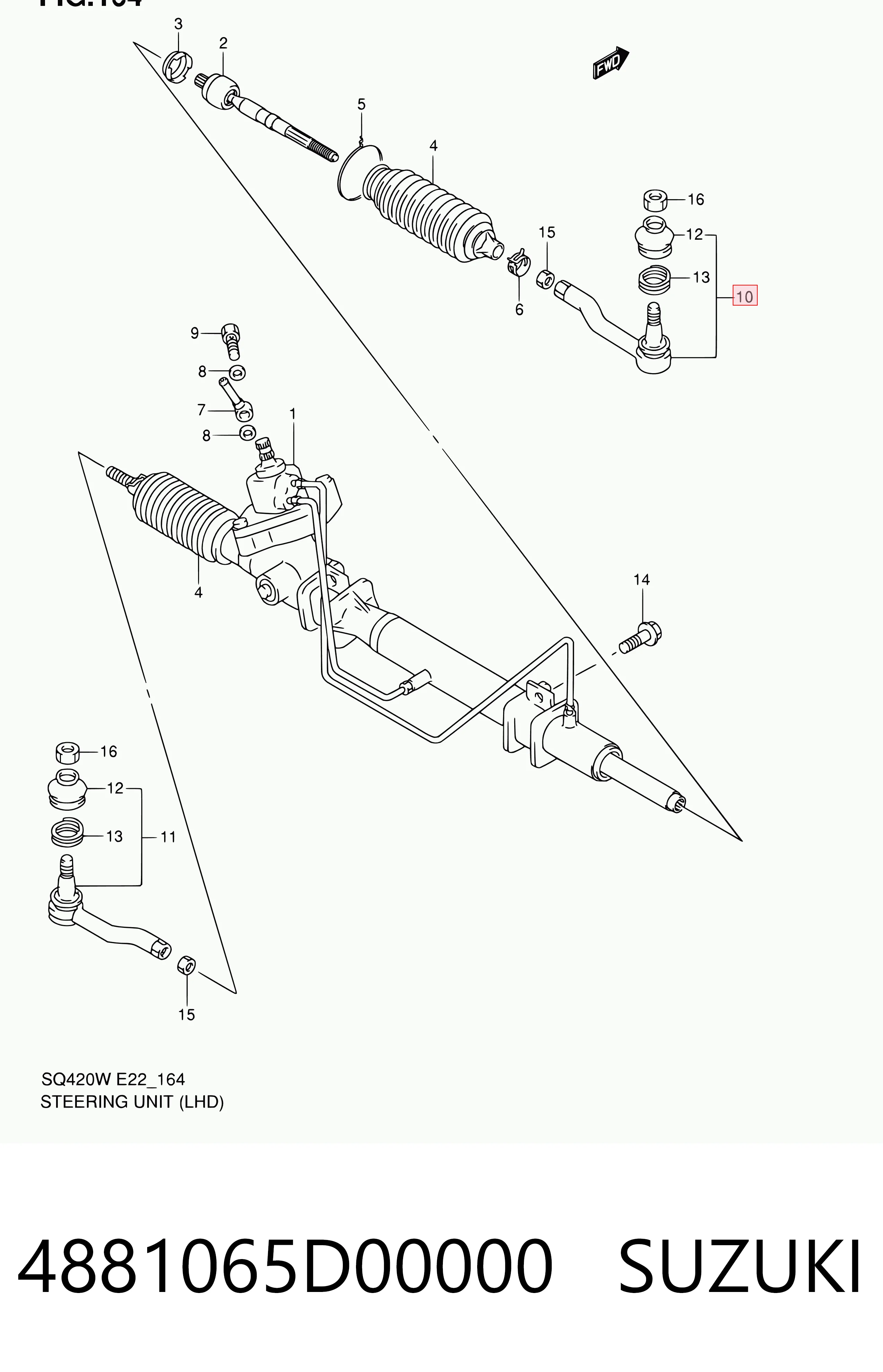 Rótula de barra de acoplamiento Suzuki Grand Vitara  desde 19,81 €