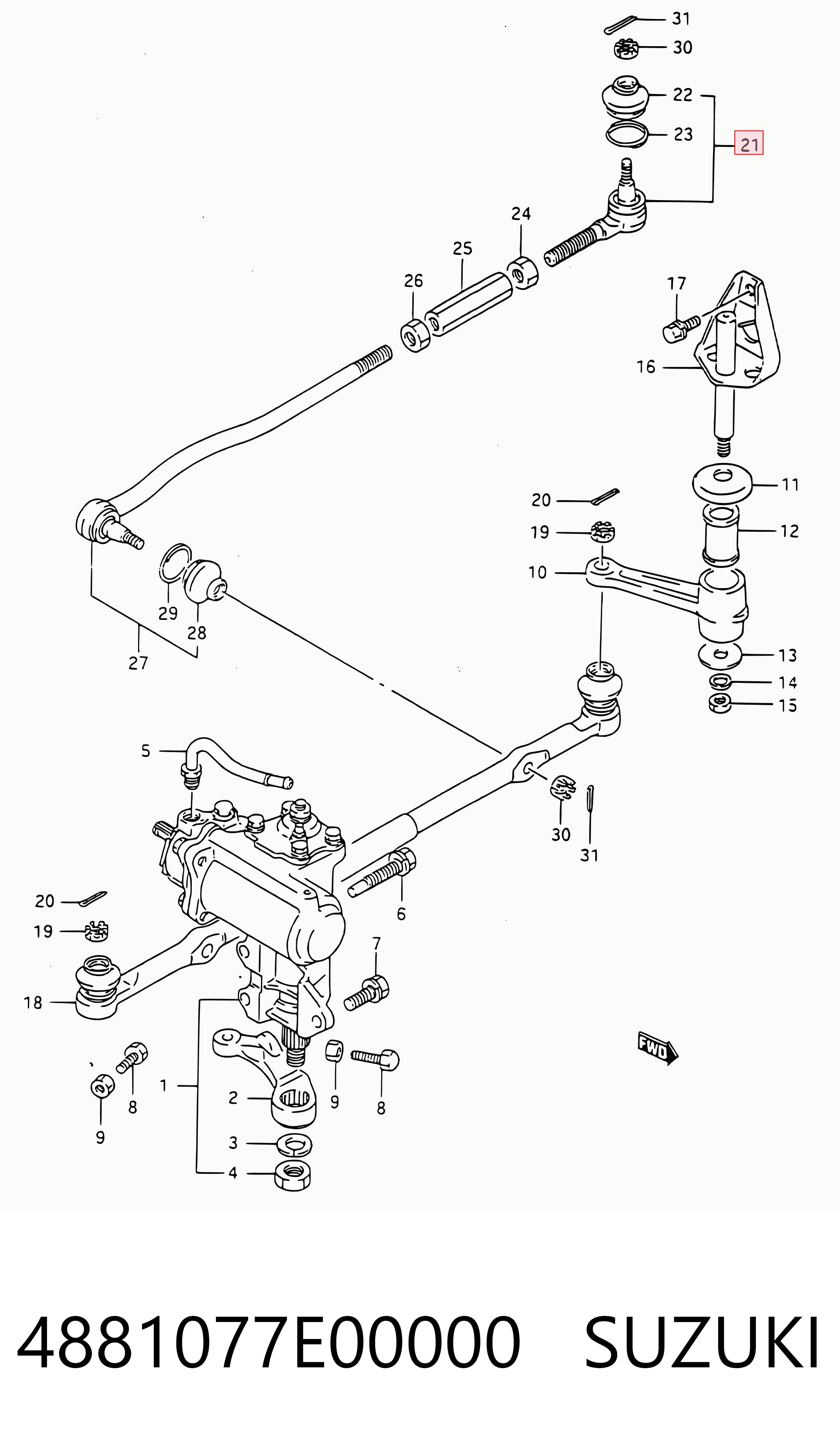 4881077E00000 Suzuki