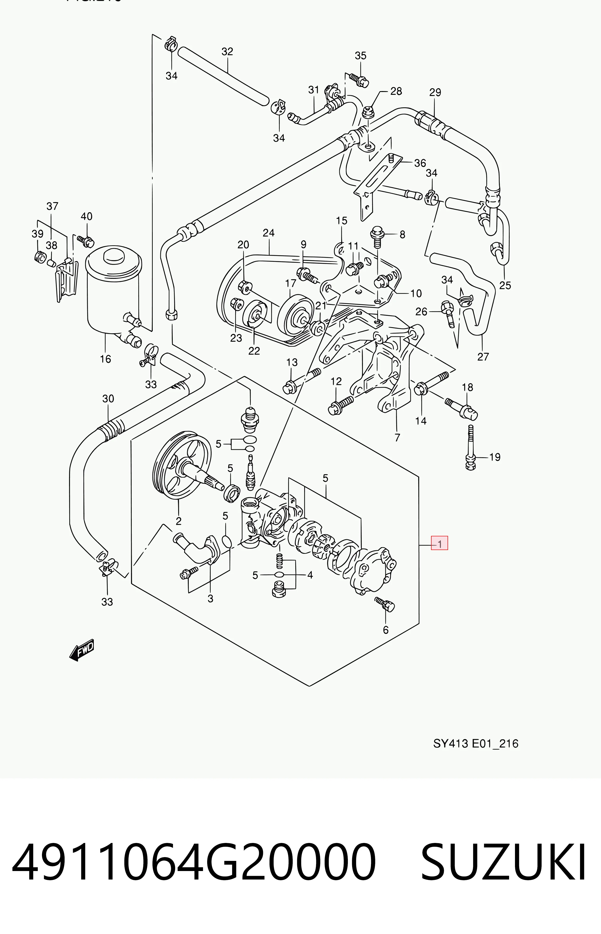 Bomba de dirección asistida  Suzuki Baleno  desde 46,85 €
